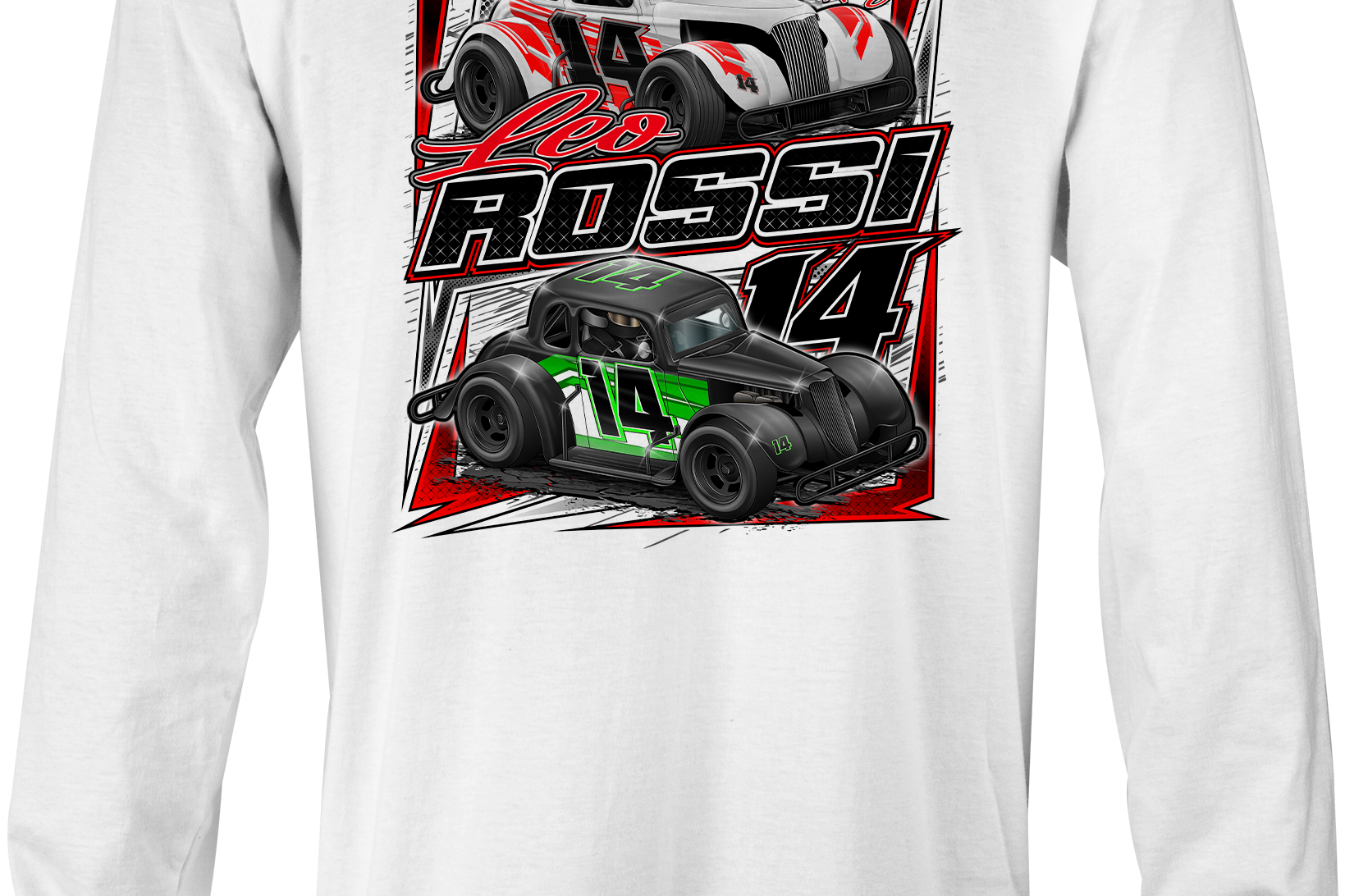Leo Rossi Long Sleeves Black Acid Apparel