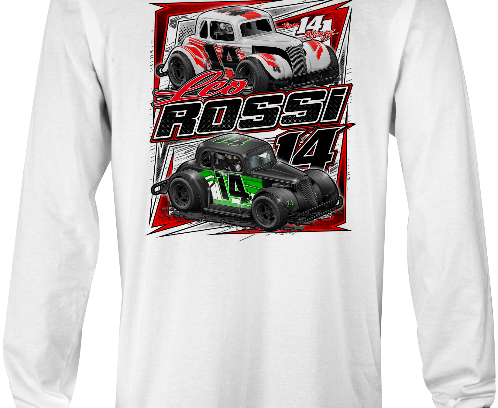 Leo Rossi Long Sleeves Black Acid Apparel