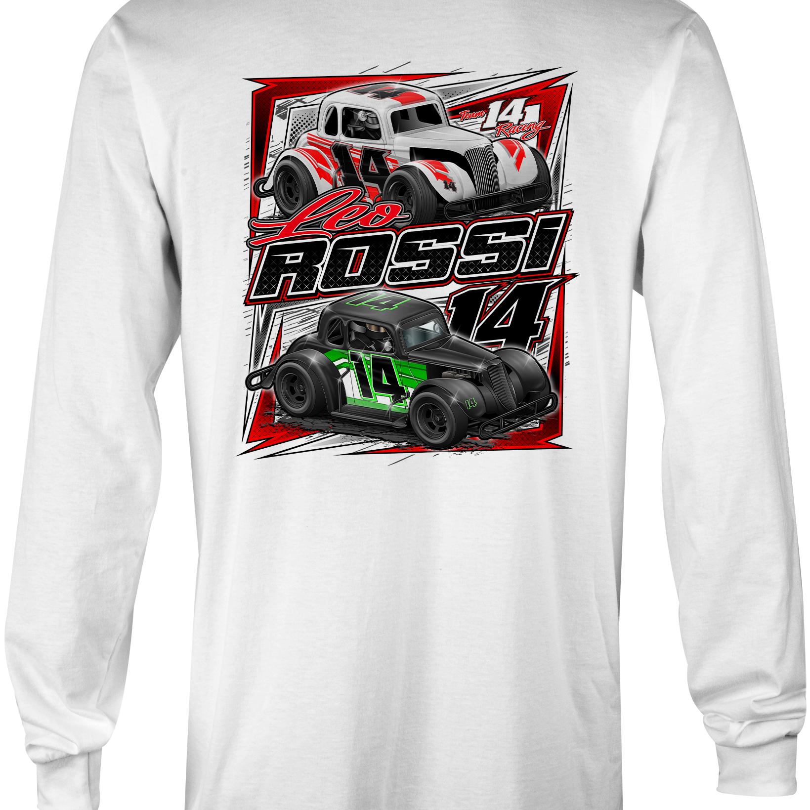 Leo Rossi Long Sleeves Black Acid Apparel