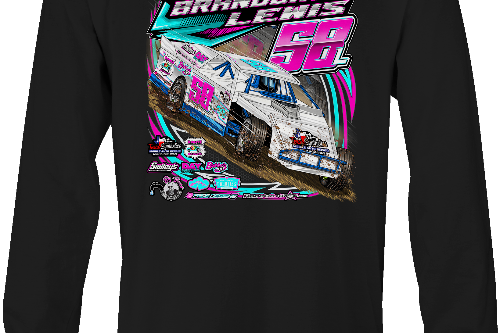 Brandon Lewis 2023 Long Sleeves Black Acid Apparel