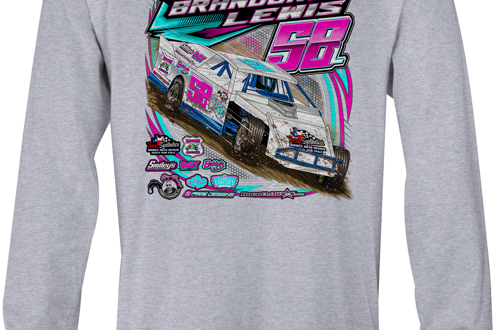 Brandon Lewis 2023 Long Sleeves Black Acid Apparel