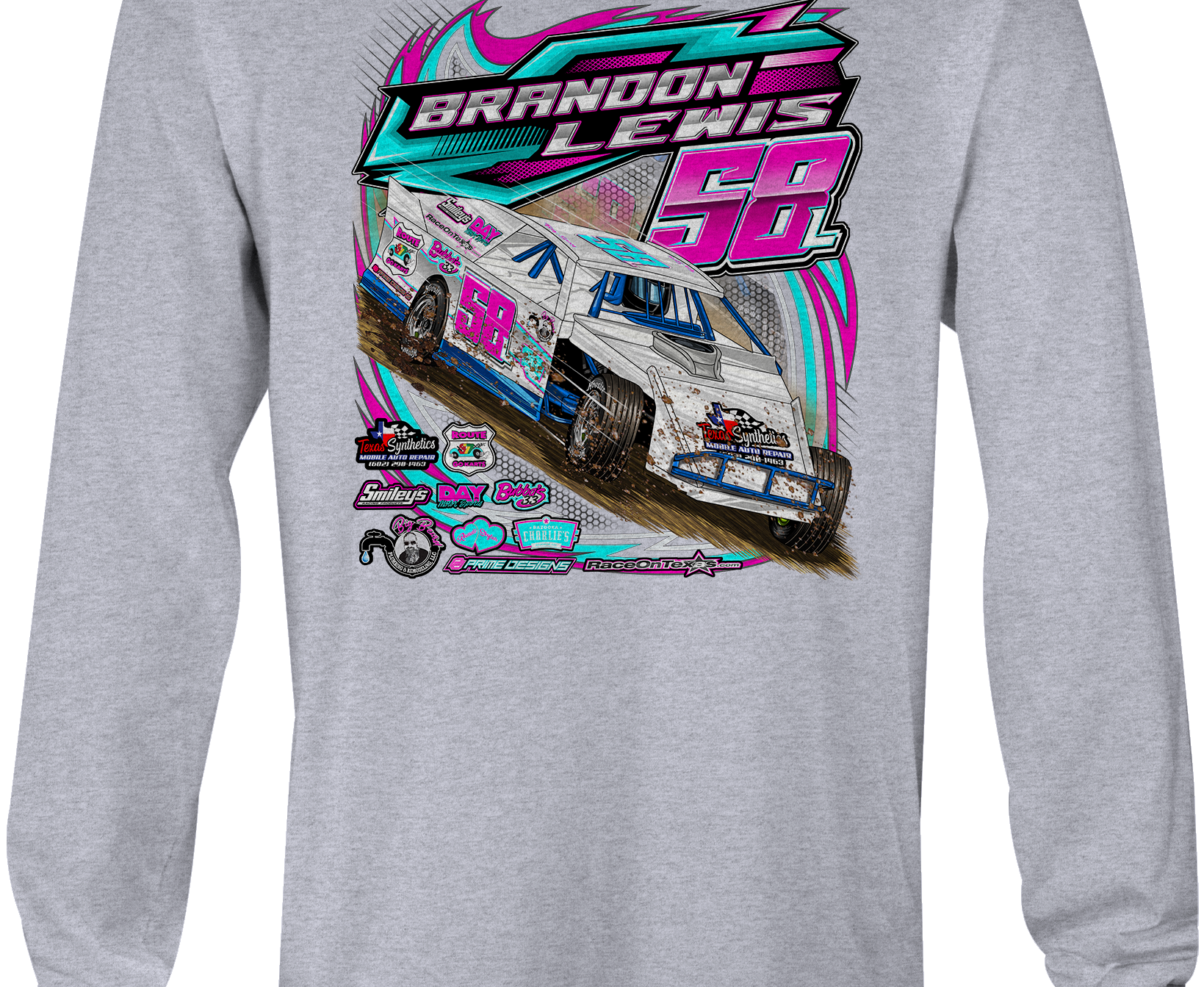 Brandon Lewis 2023 Long Sleeves Black Acid Apparel