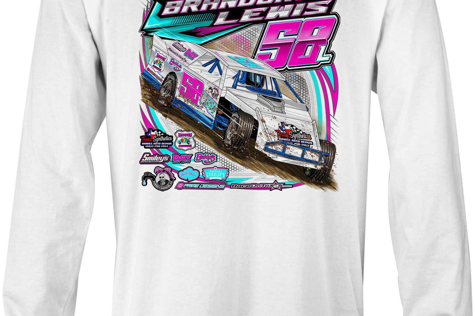 Brandon Lewis 2023 Long Sleeves Black Acid Apparel