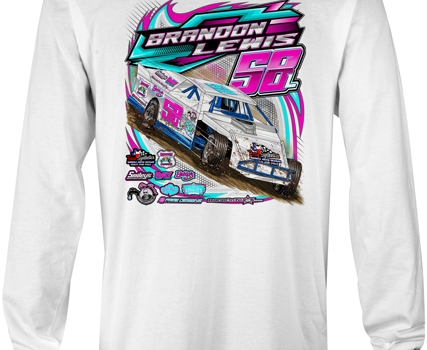 Brandon Lewis 2023 Long Sleeves Black Acid Apparel