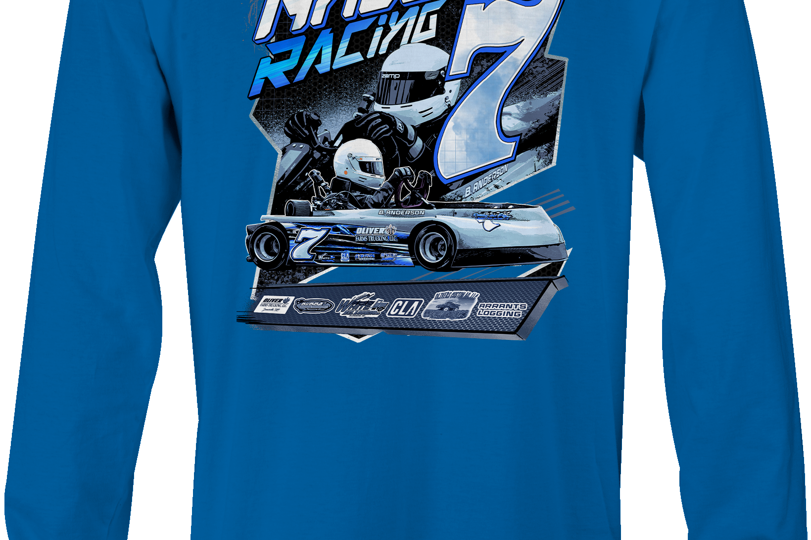 Anderson Racing Long Sleeves Black Acid Apparel