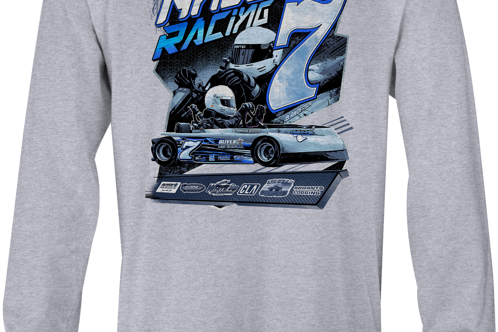 Anderson Racing Long Sleeves Black Acid Apparel