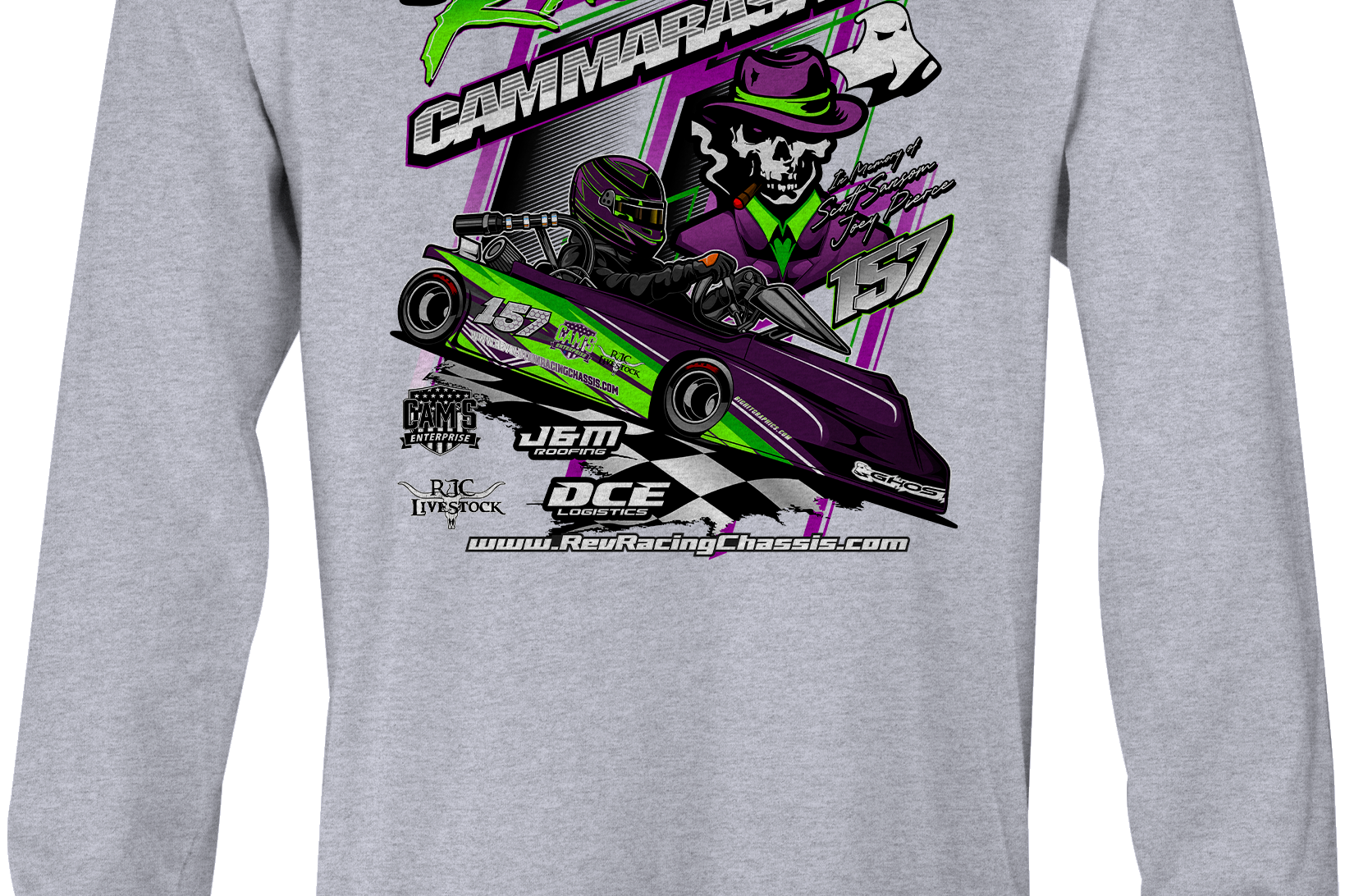 Ralph Cammarasana Long Sleeves Black Acid Apparel