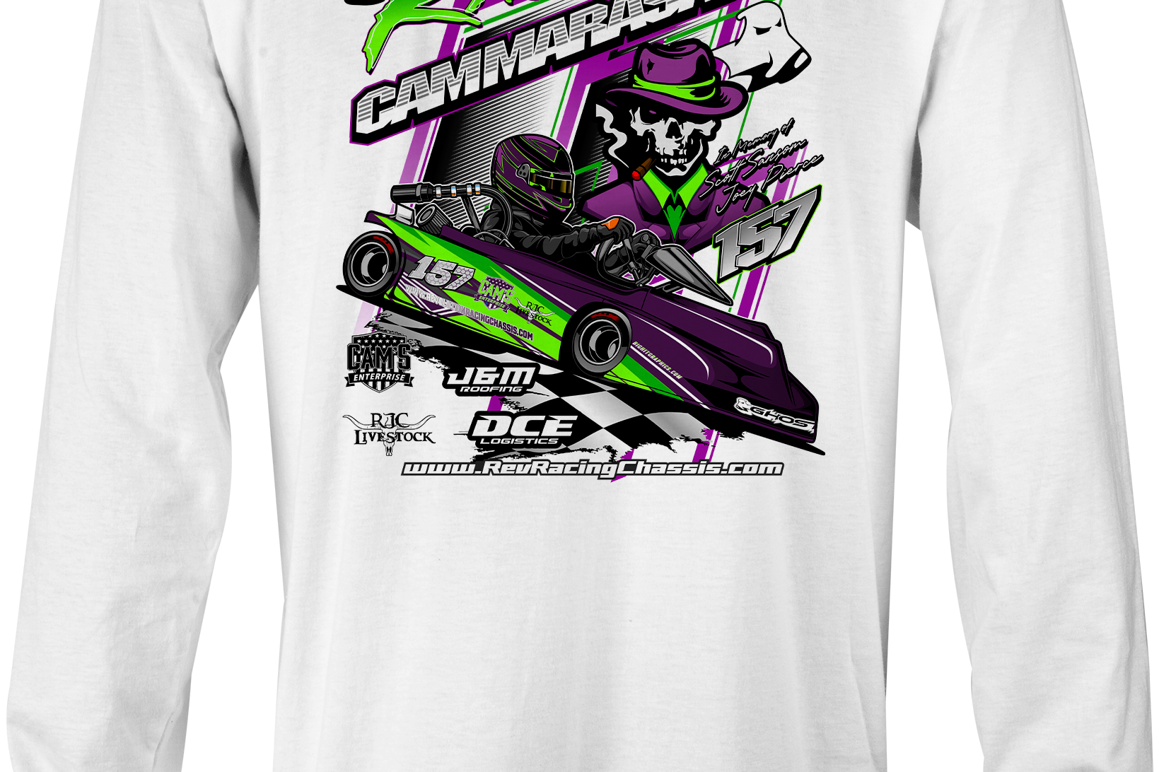Ralph Cammarasana Long Sleeves Black Acid Apparel