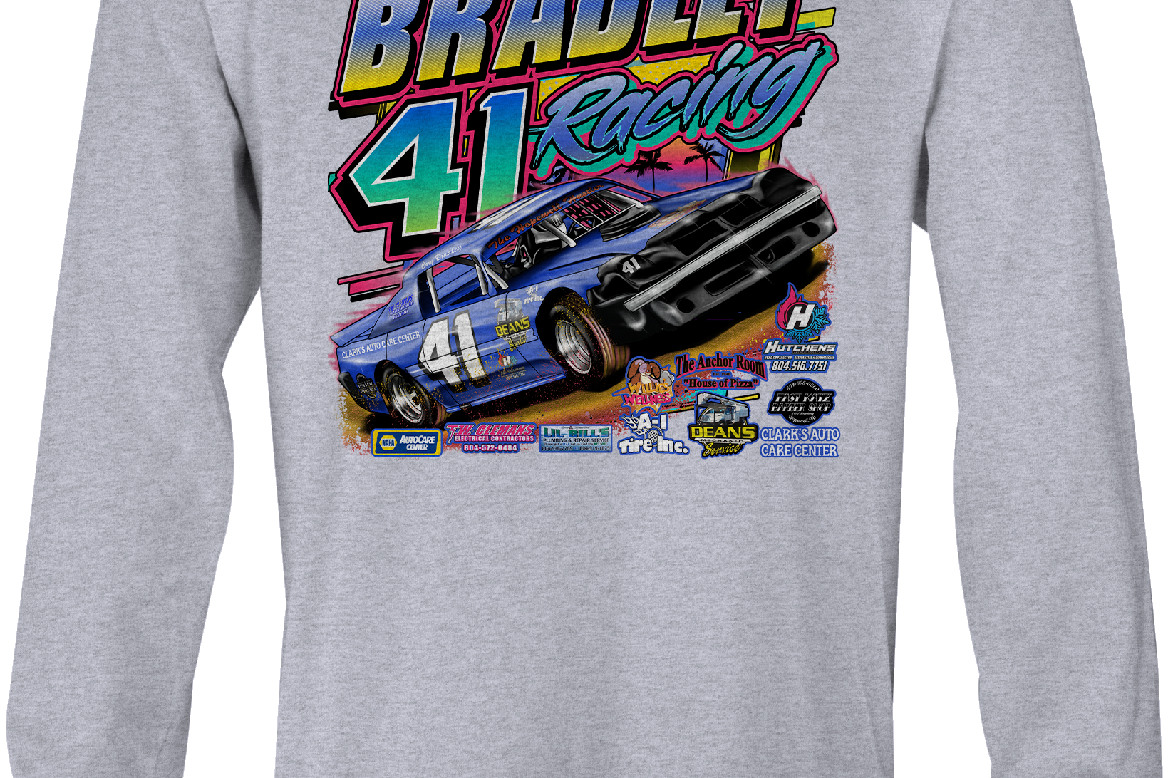 Cory Bradley Long Sleeves Black Acid Apparel