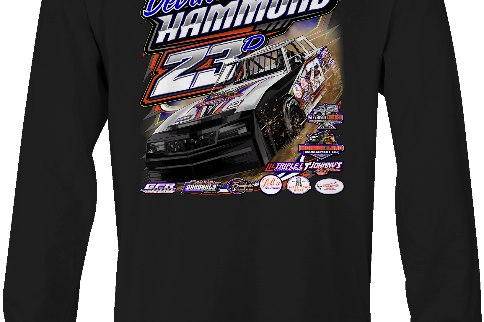 Devin Hammond Long Sleeves Black Acid Apparel