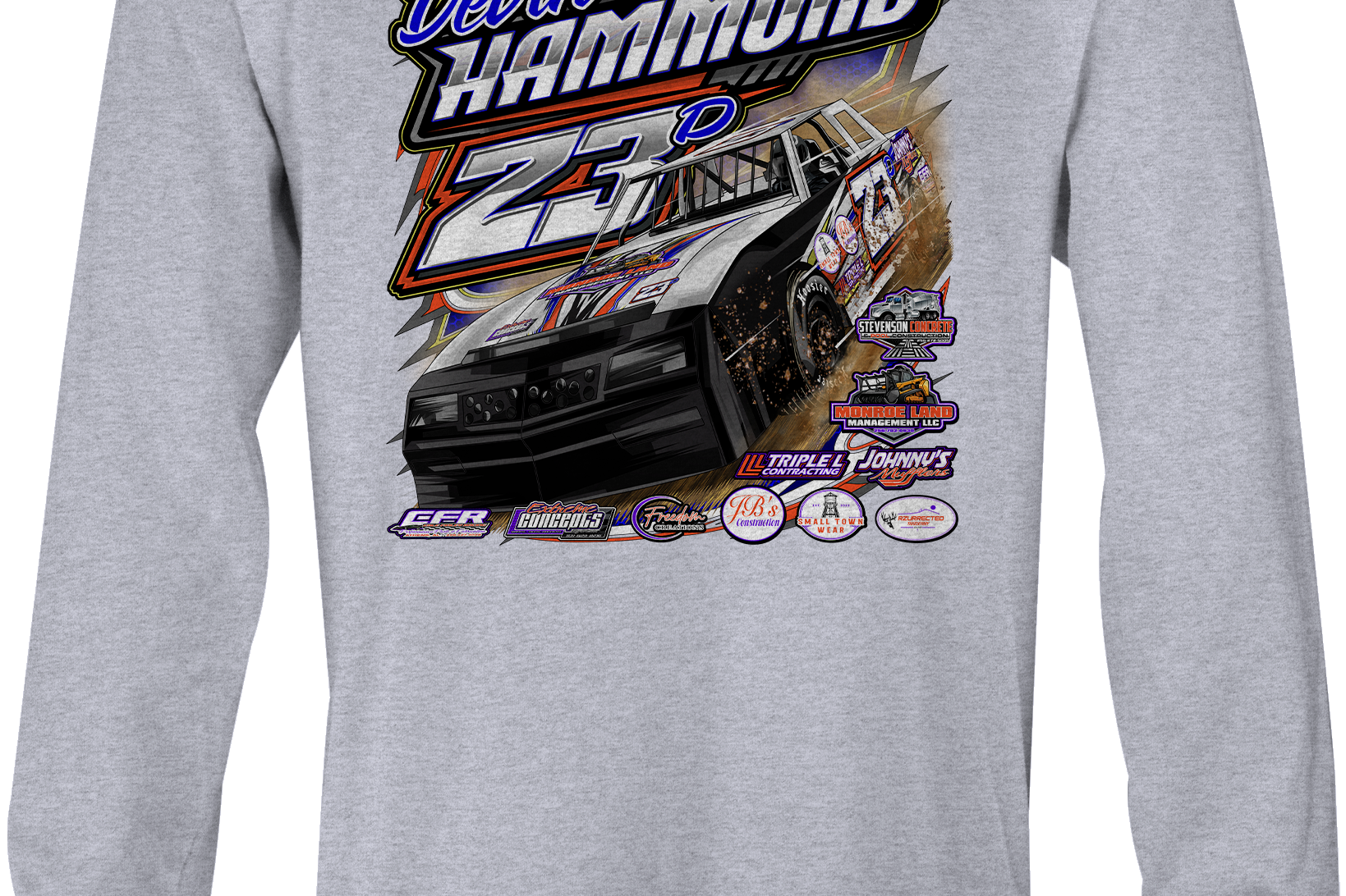 Devin Hammond Long Sleeves Black Acid Apparel
