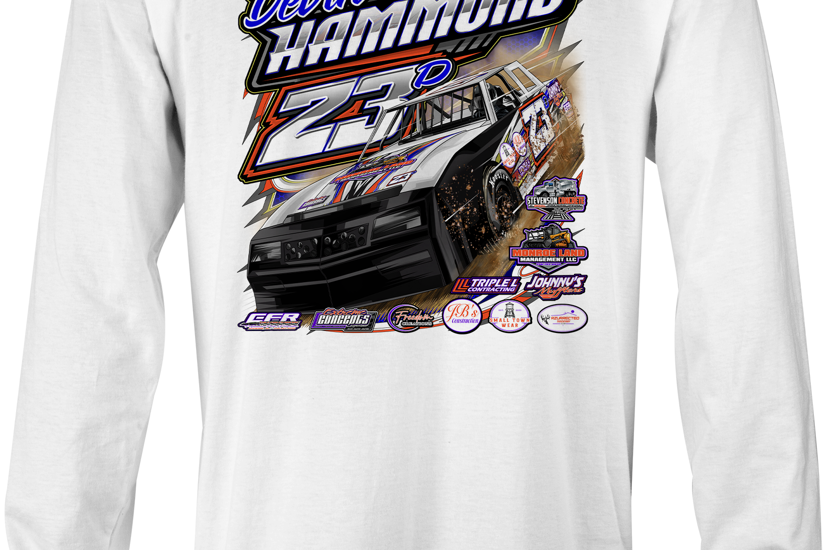 Devin Hammond Long Sleeves Black Acid Apparel
