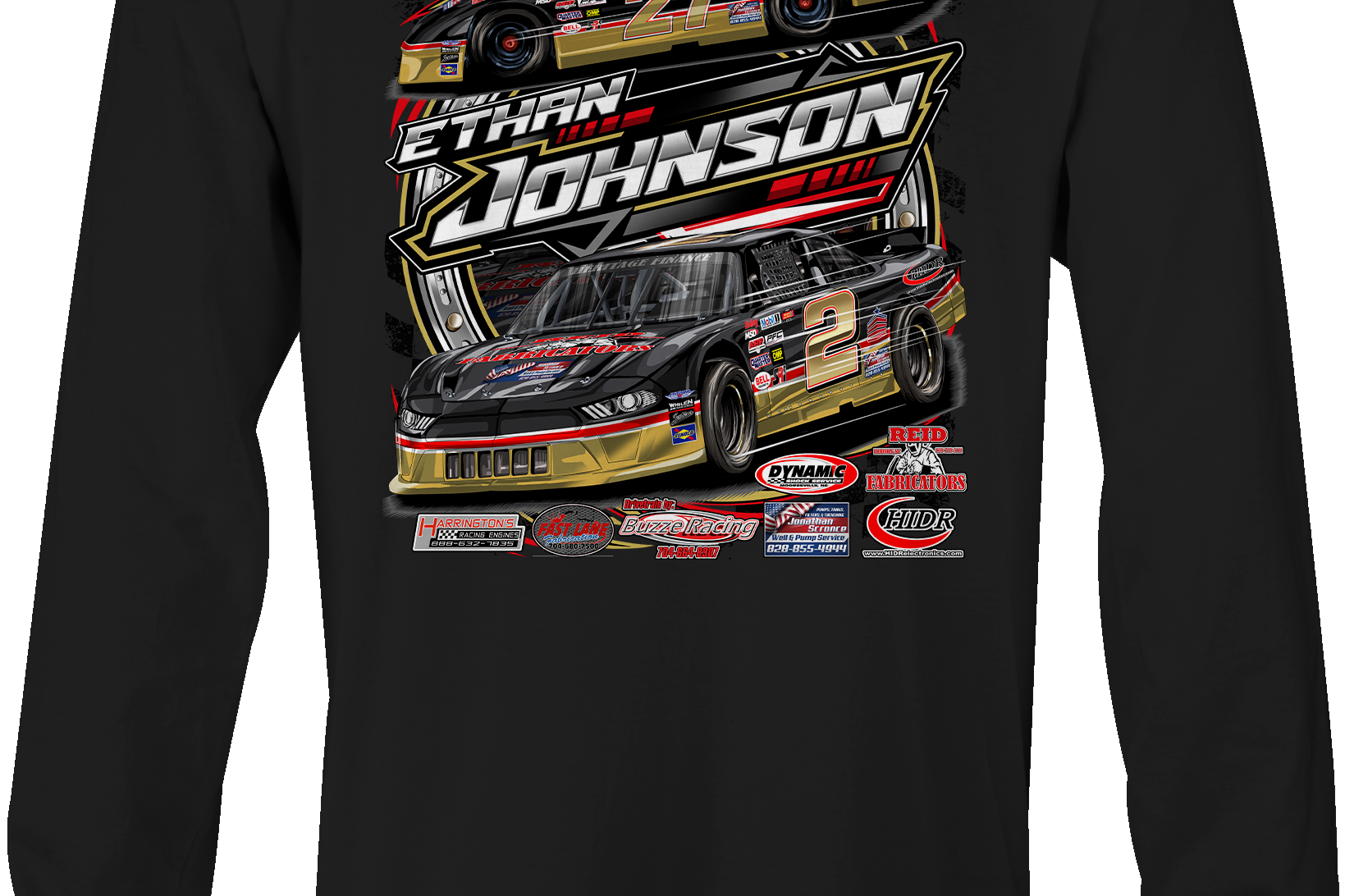 Ethan Johnson 2023 Long Sleeves Black Acid Apparel