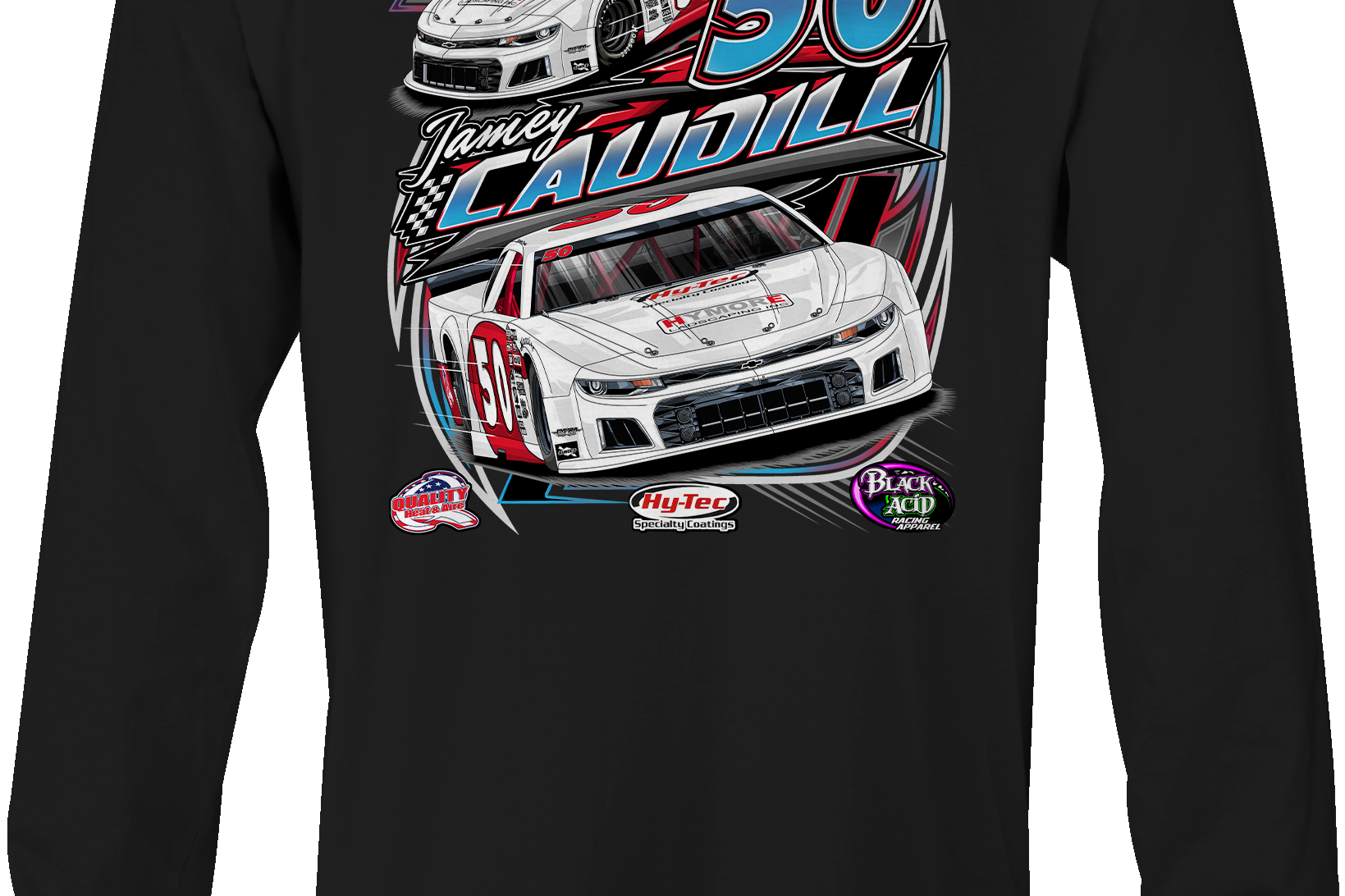 Jamey Caudill Long Sleeves Black Acid Apparel