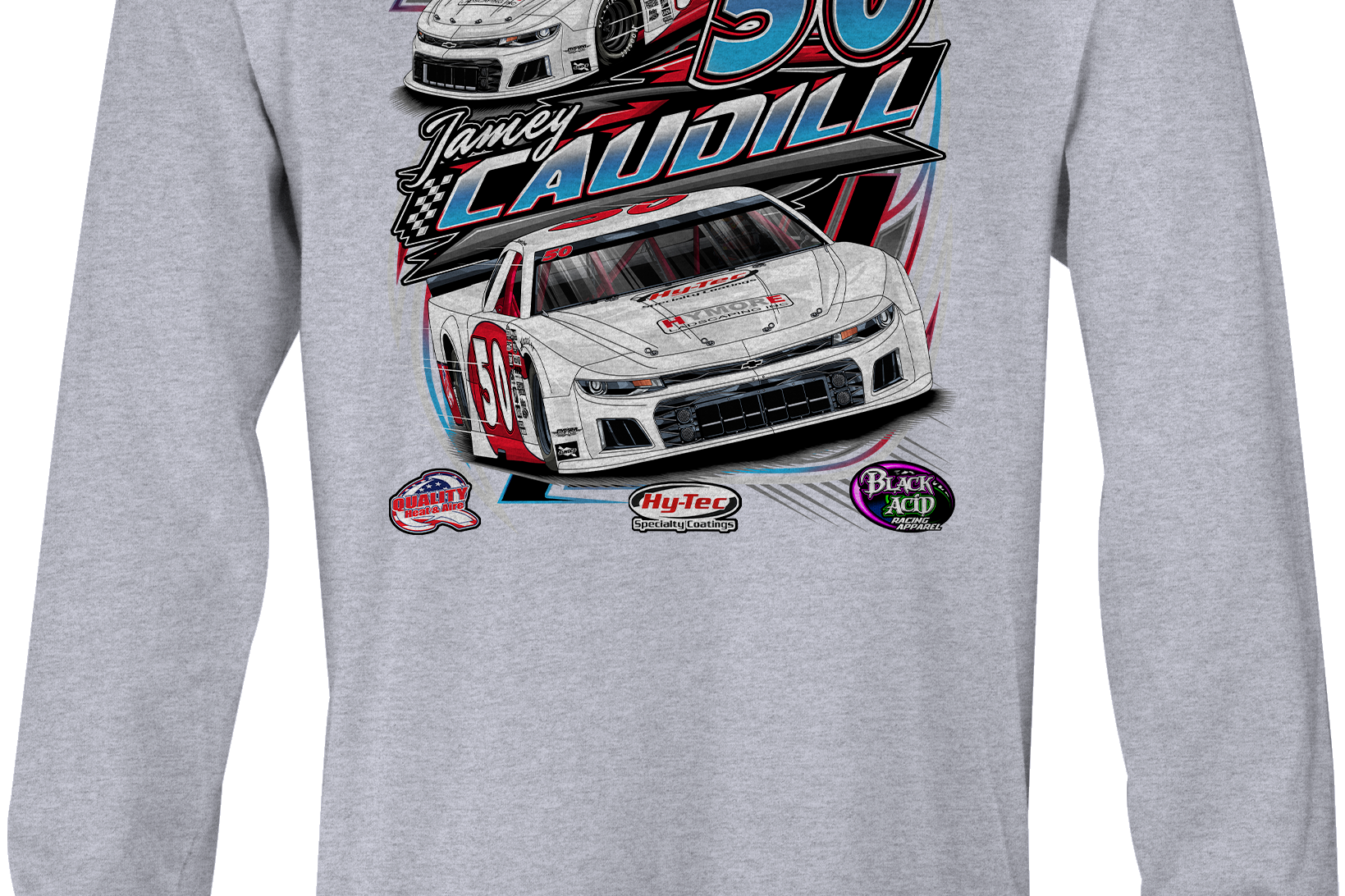Jamey Caudill Long Sleeves Black Acid Apparel