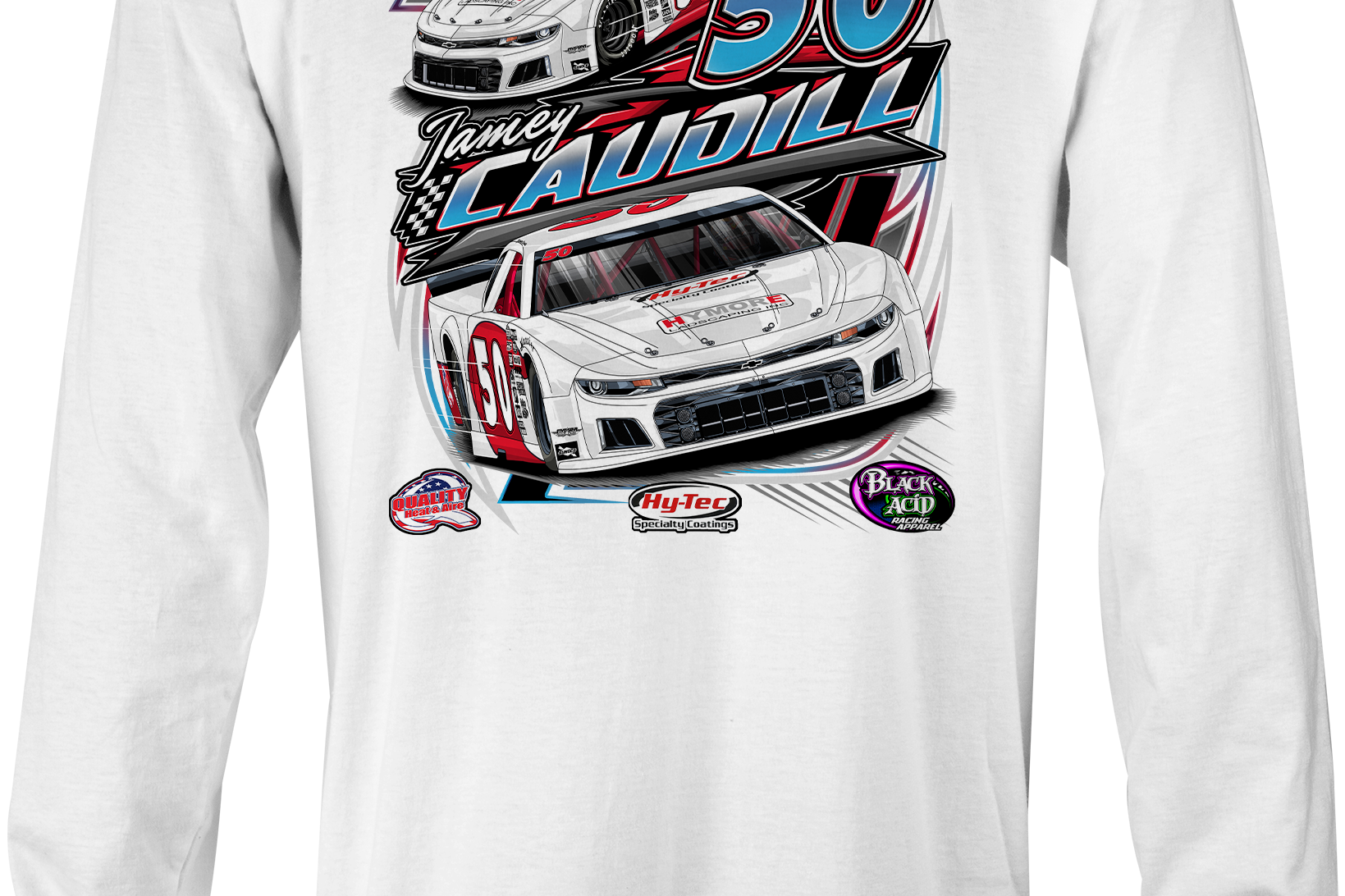 Jamey Caudill Long Sleeves Black Acid Apparel