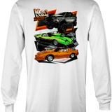 K&J Customs Long Sleeves Black Acid Apparel