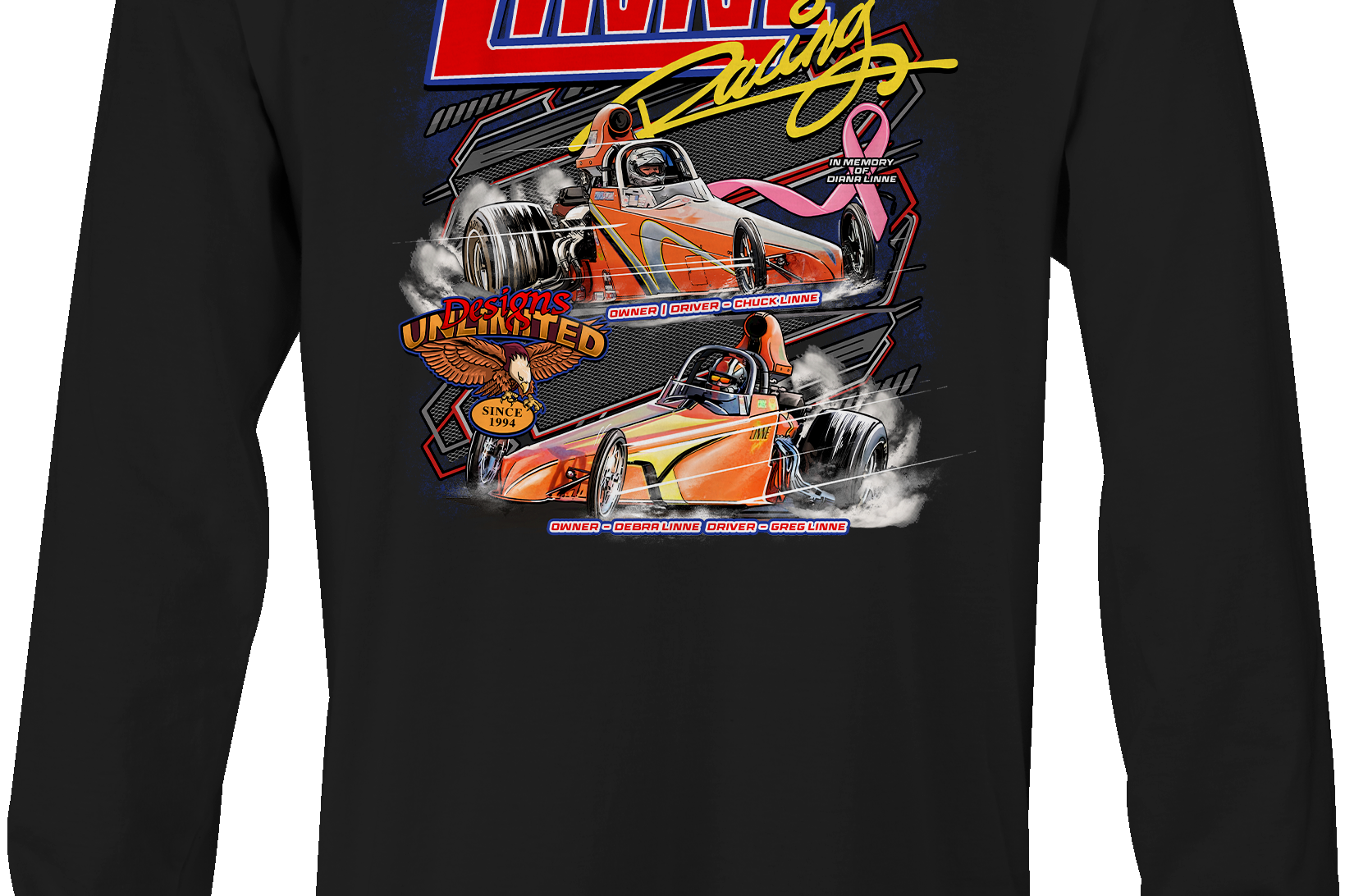 Linne Racing Long Sleeves Black Acid Apparel