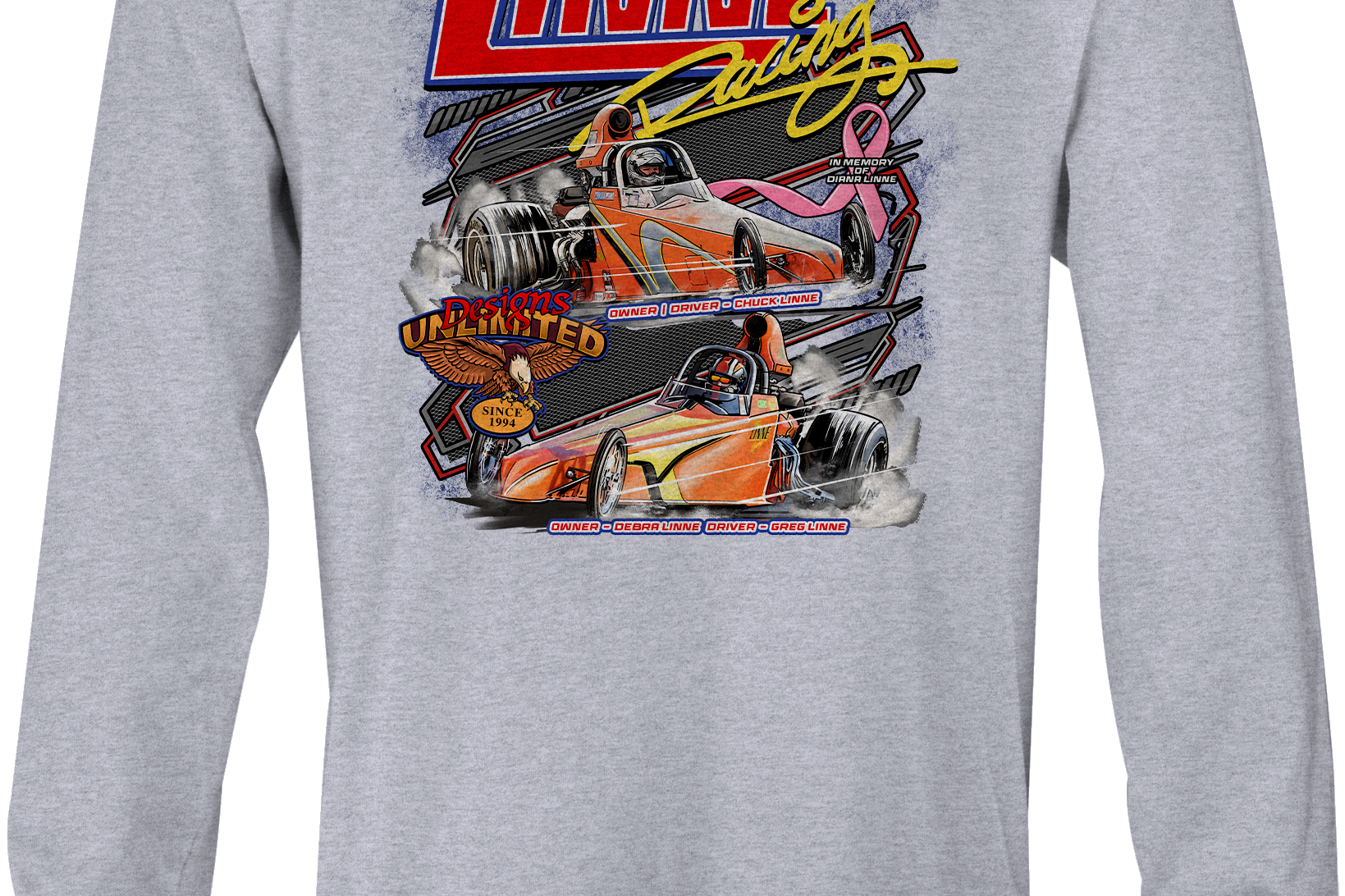 Linne Racing Long Sleeves Black Acid Apparel