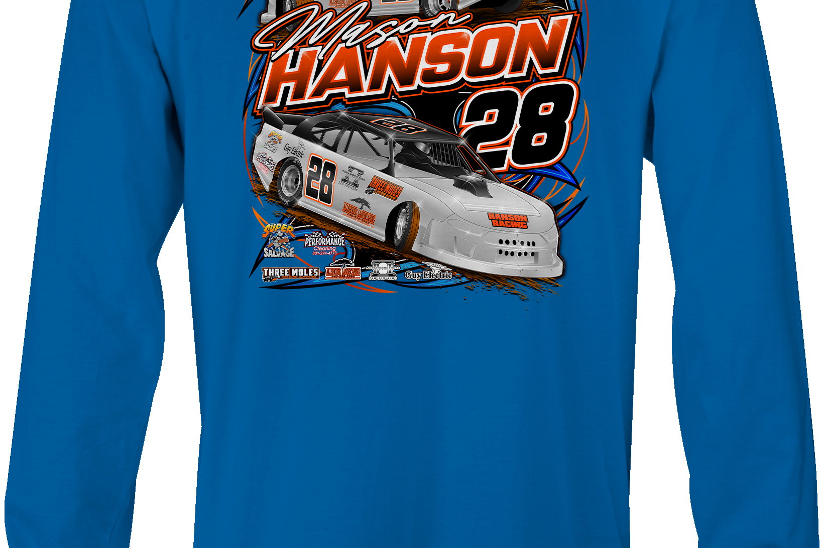 Mason Hanson Long Sleeves Black Acid Apparel