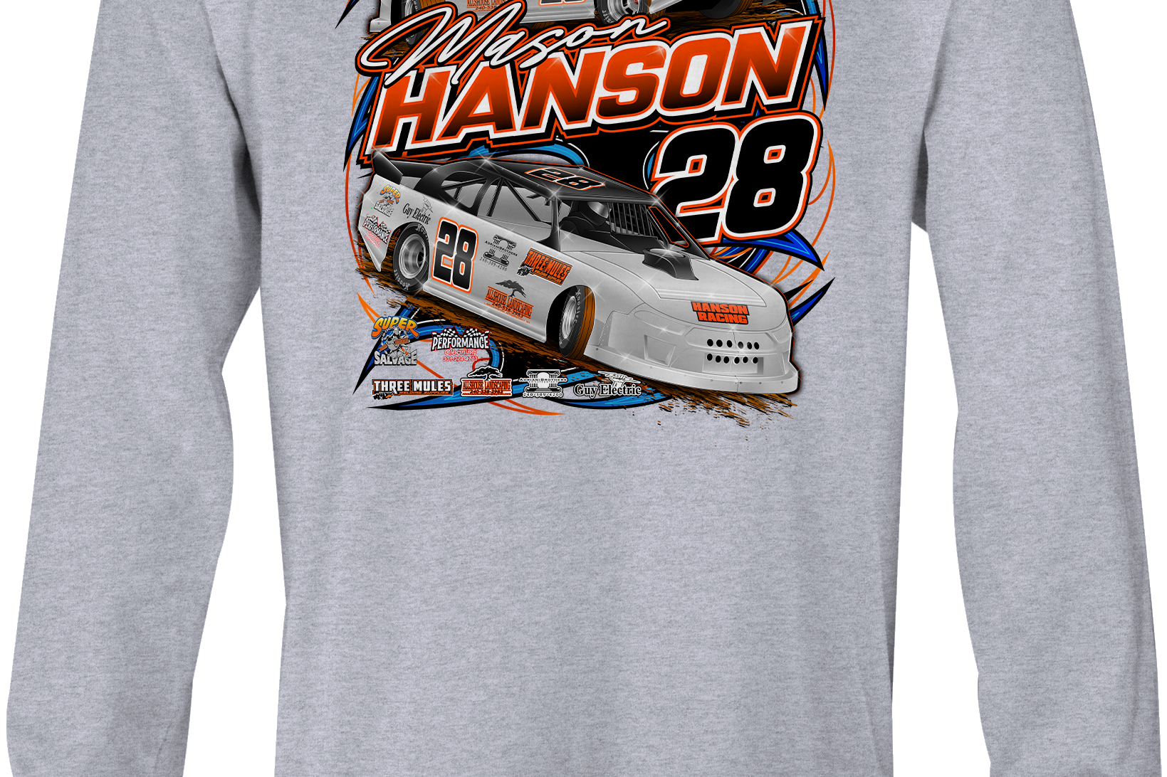 Mason Hanson Long Sleeves Black Acid Apparel