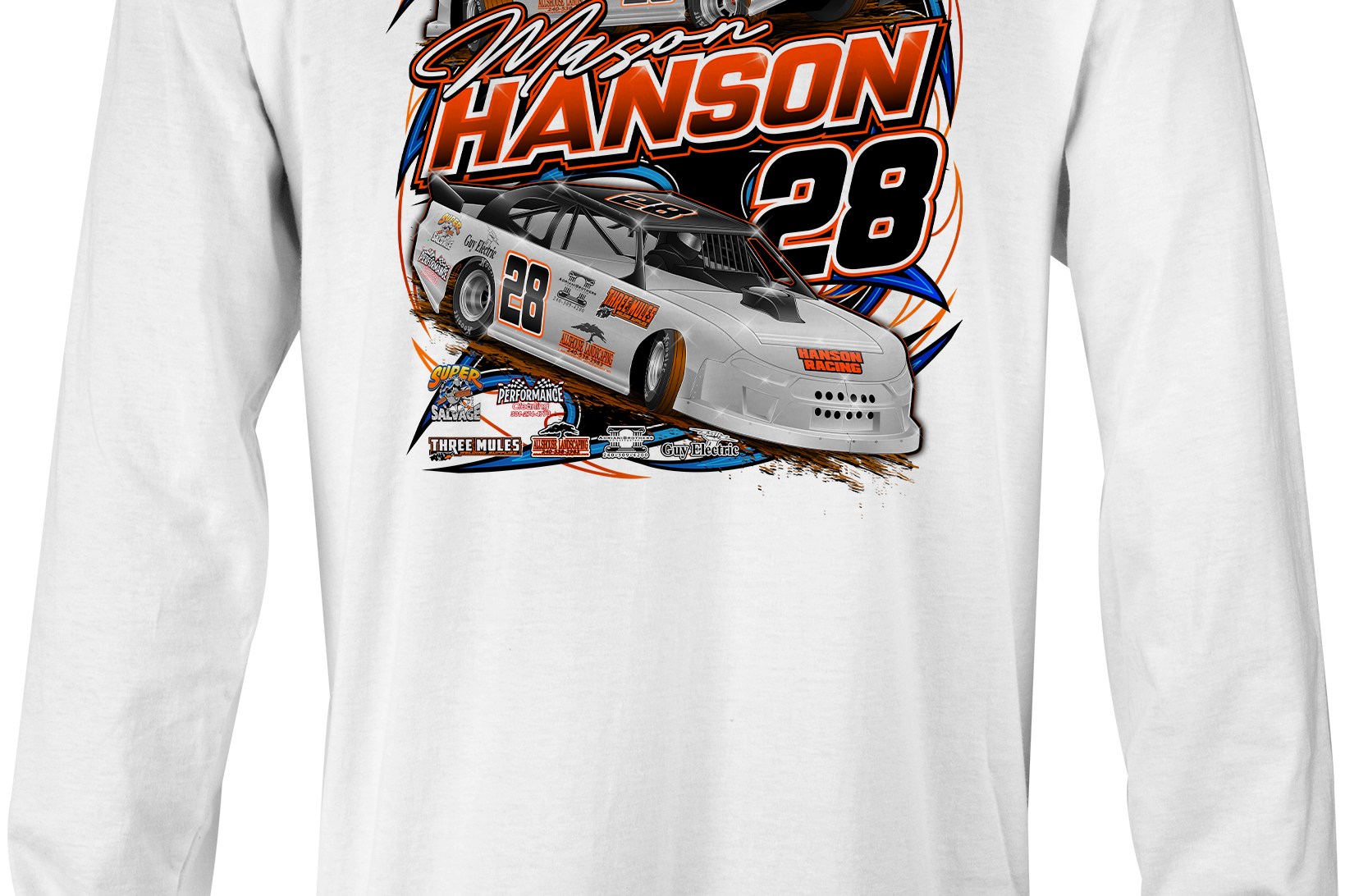 Mason Hanson Long Sleeves Black Acid Apparel