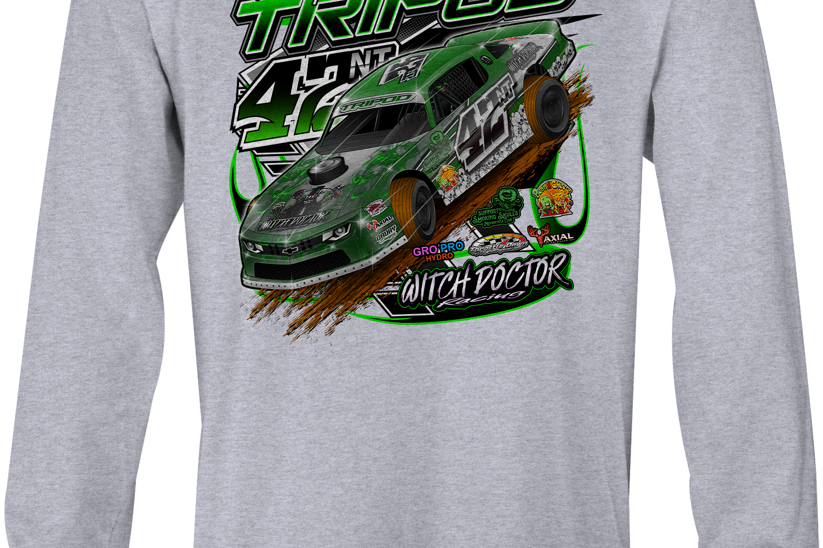 Nathan Tripod Long Sleeves Black Acid Apparel