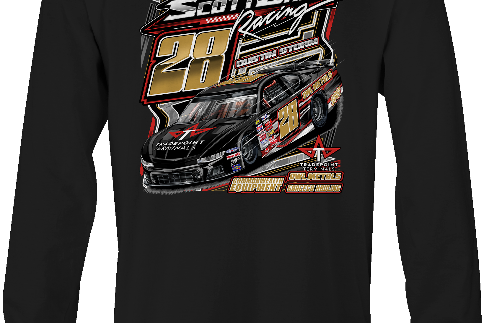 Scott Lang Long Sleeves Black Acid Apparel