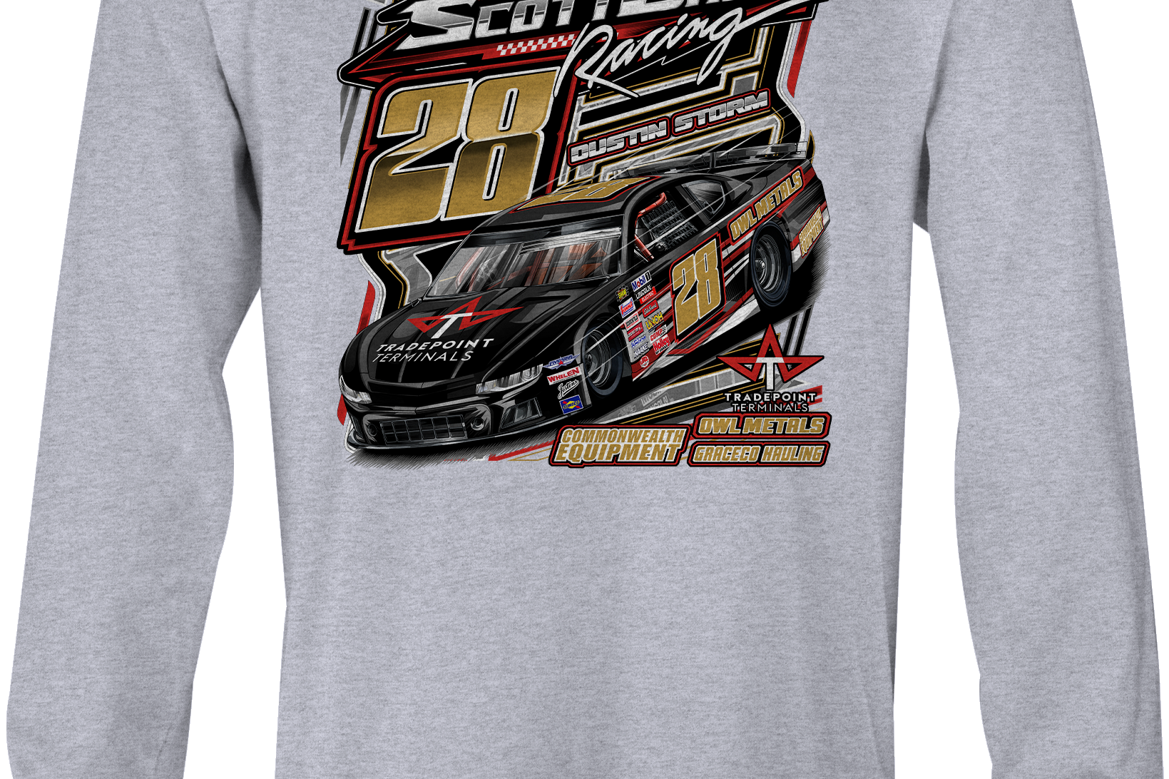 Scott Lang Long Sleeves Black Acid Apparel