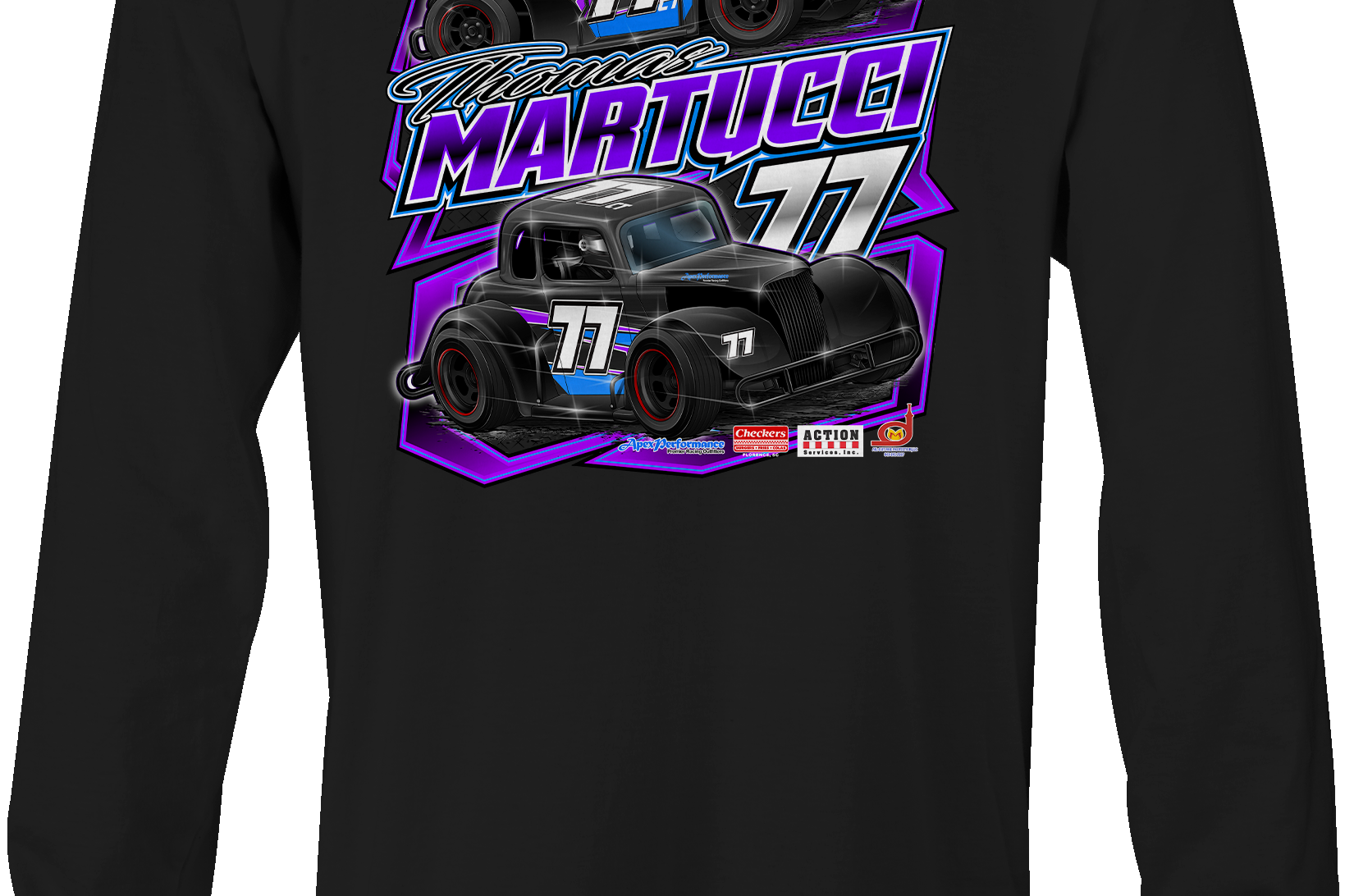 Thomas Martucci Jr. Long Sleeves Black Acid Apparel