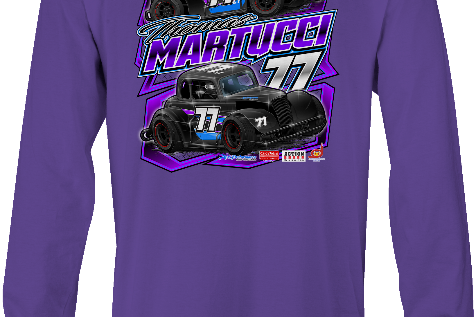 Thomas Martucci Jr. Long Sleeves Black Acid Apparel