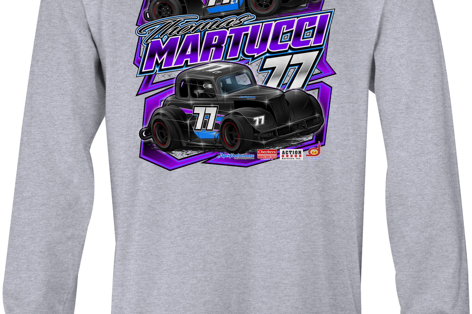Thomas Martucci Jr. Long Sleeves Black Acid Apparel