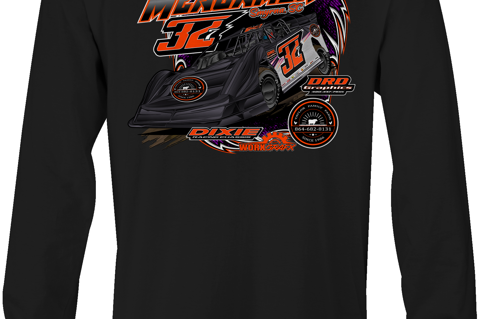 Timothy Measamer Long Sleeves Black Acid Apparel