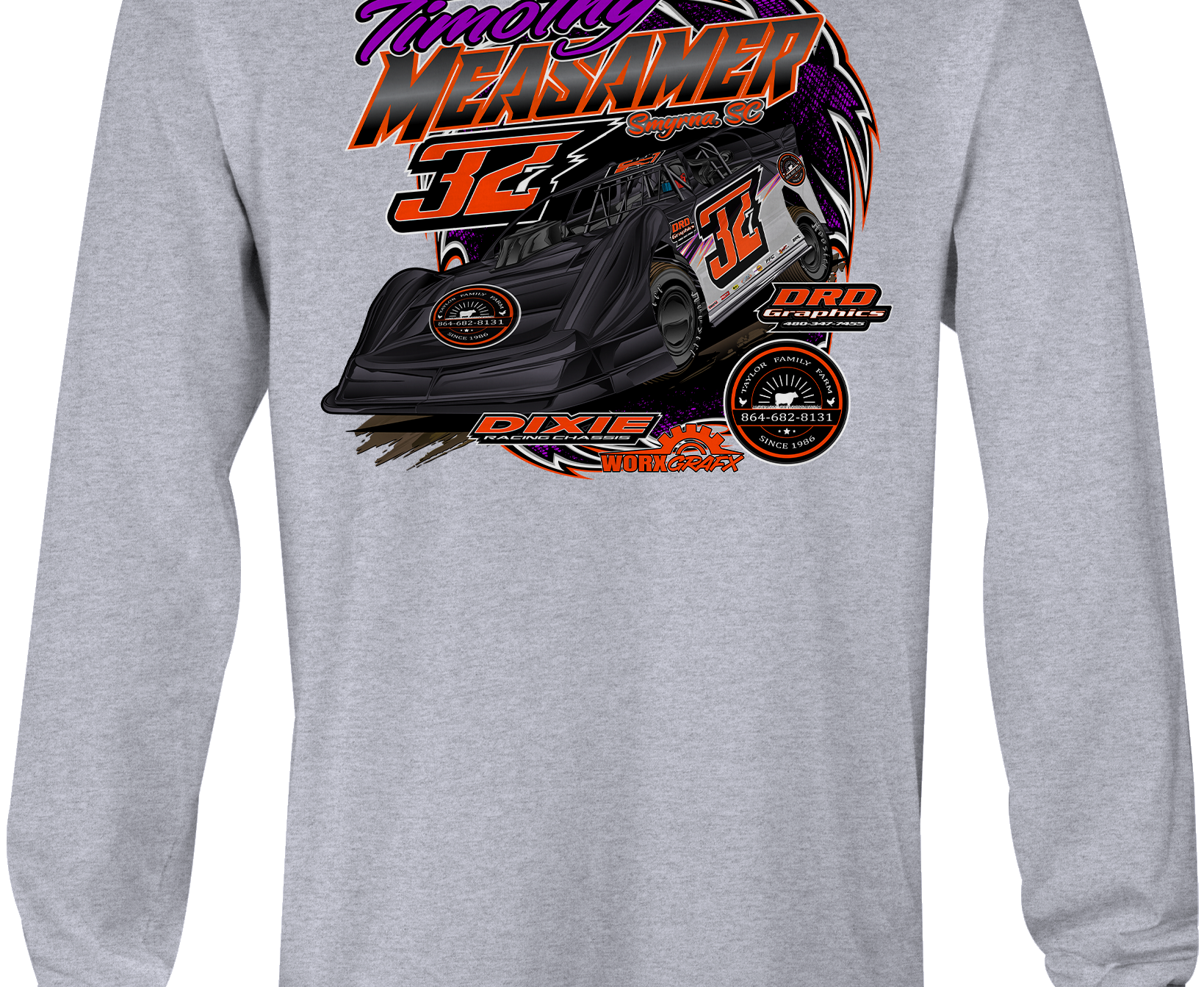 Timothy Measamer Long Sleeves Black Acid Apparel