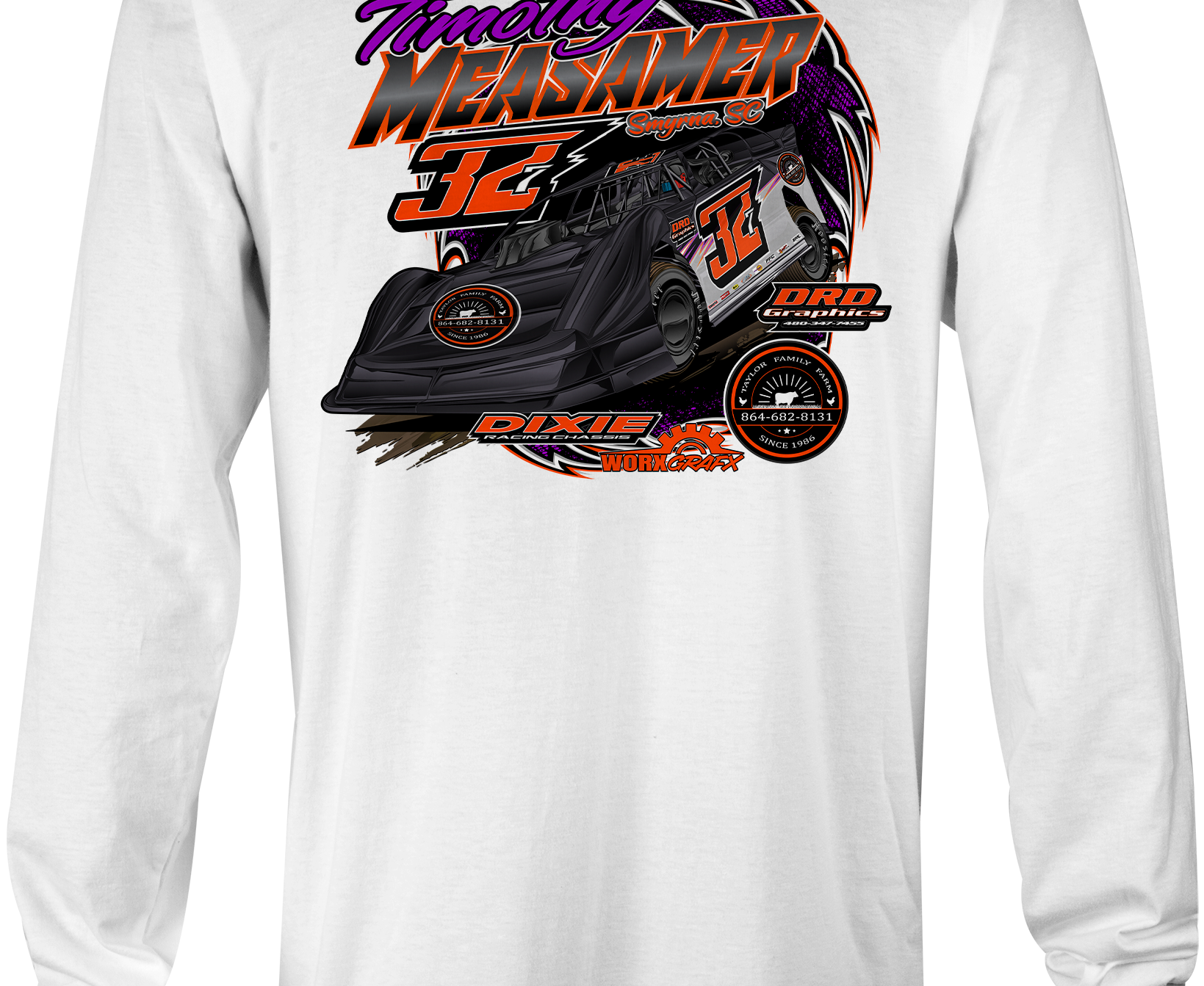 Timothy Measamer Long Sleeves Black Acid Apparel