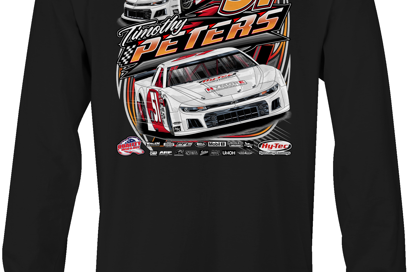 Timothy Peters Long Sleeves Black Acid Apparel