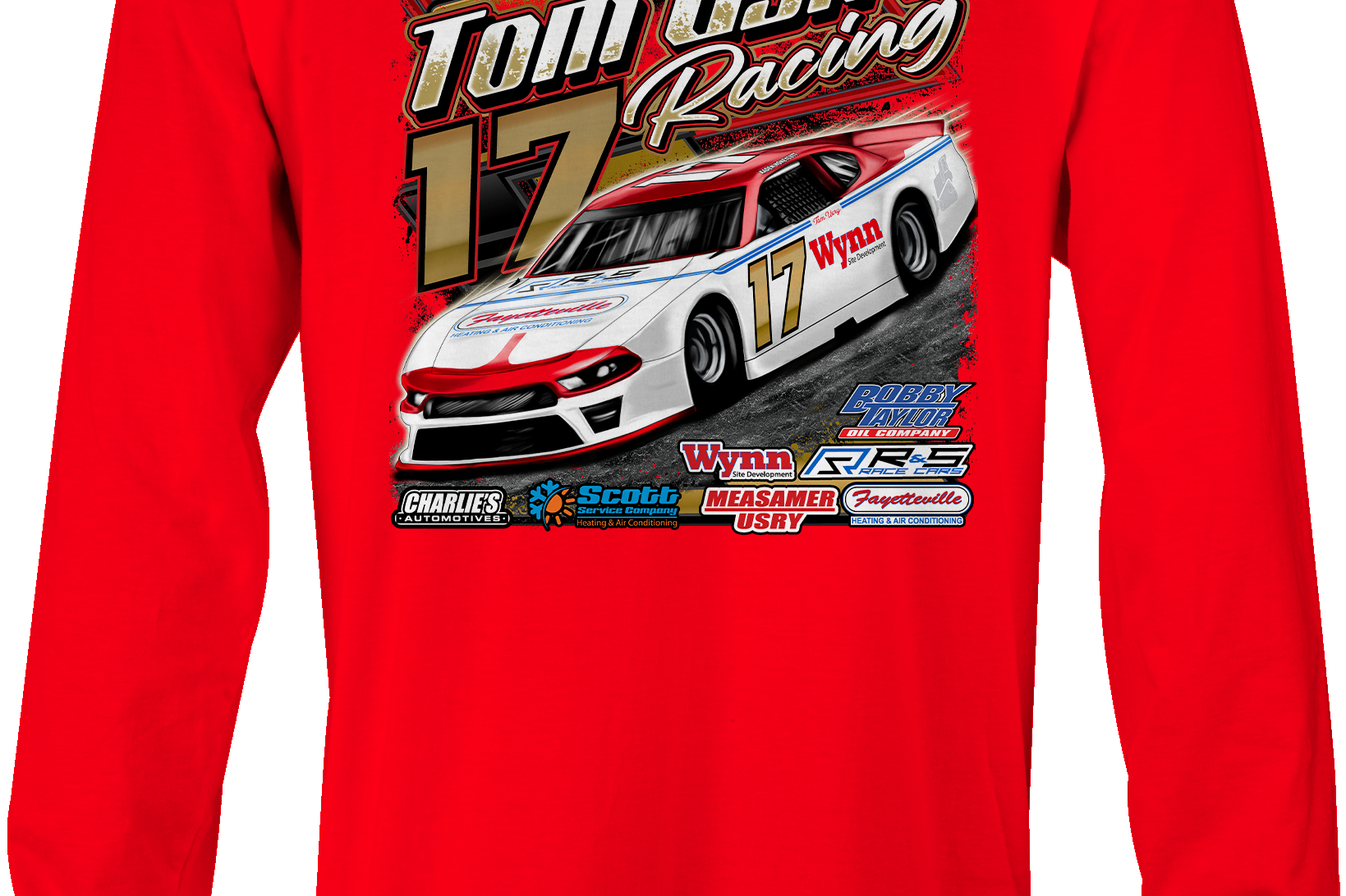 Tom Usry Racing - Kaden Honeycutt Long Sleeves Black Acid Apparel
