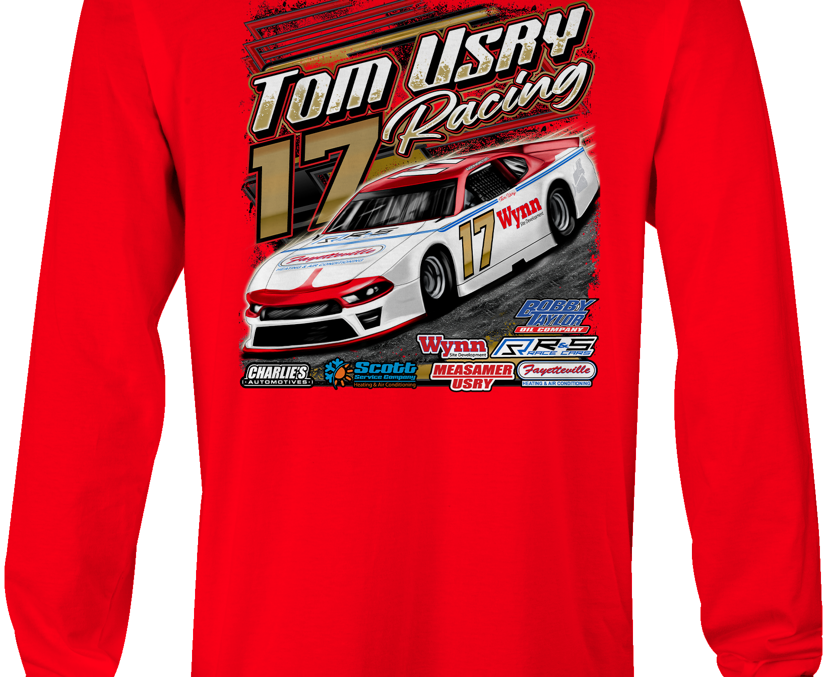 Tom Usry Racing - Kaden Honeycutt Long Sleeves Black Acid Apparel