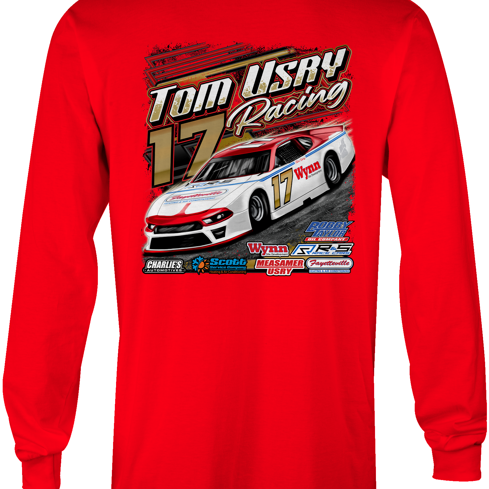 Tom Usry Racing - Kaden Honeycutt Long Sleeves Black Acid Apparel