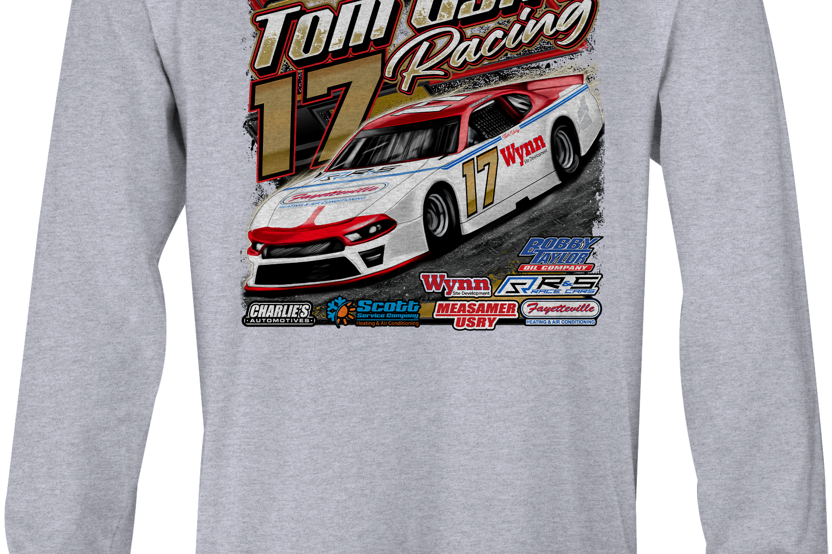 Tom Usry Racing - Kaden Honeycutt Long Sleeves Black Acid Apparel