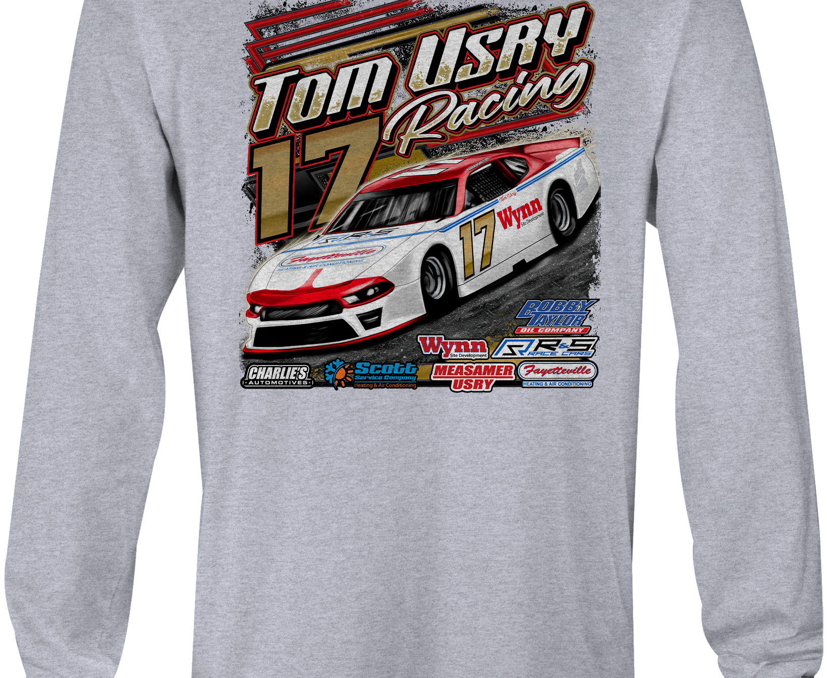 Tom Usry Racing - Kaden Honeycutt Long Sleeves Black Acid Apparel