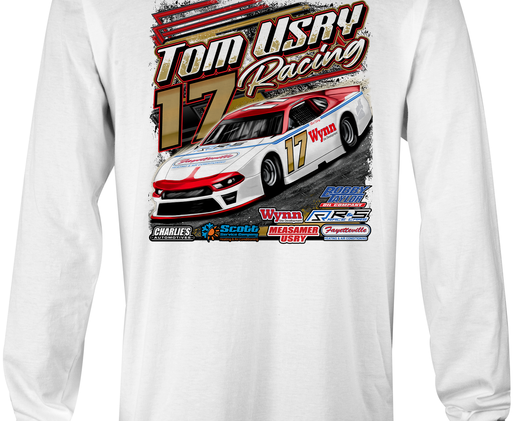 Tom Usry Racing - Kaden Honeycutt Long Sleeves Black Acid Apparel