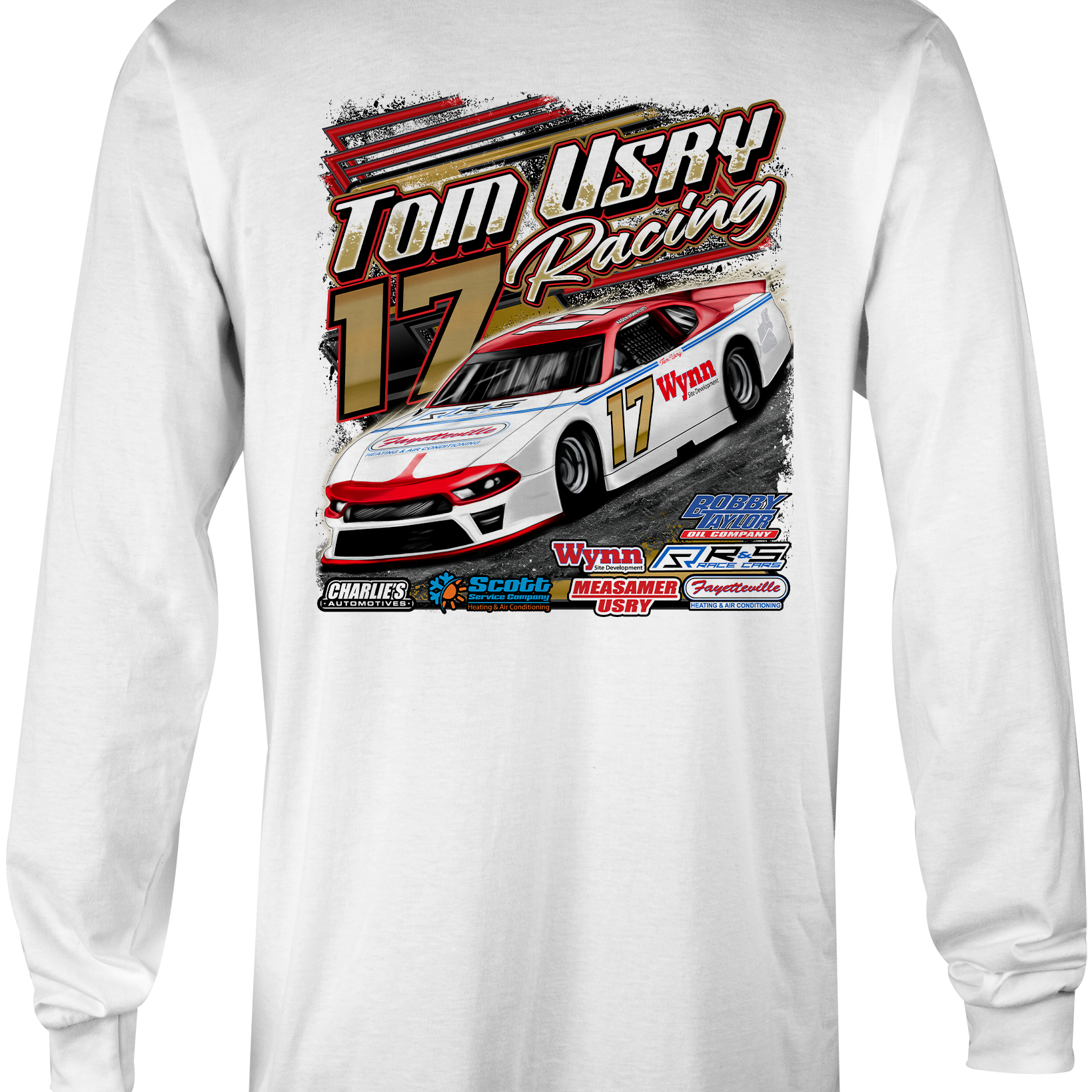 Tom Usry Racing - Kaden Honeycutt Long Sleeves Black Acid Apparel