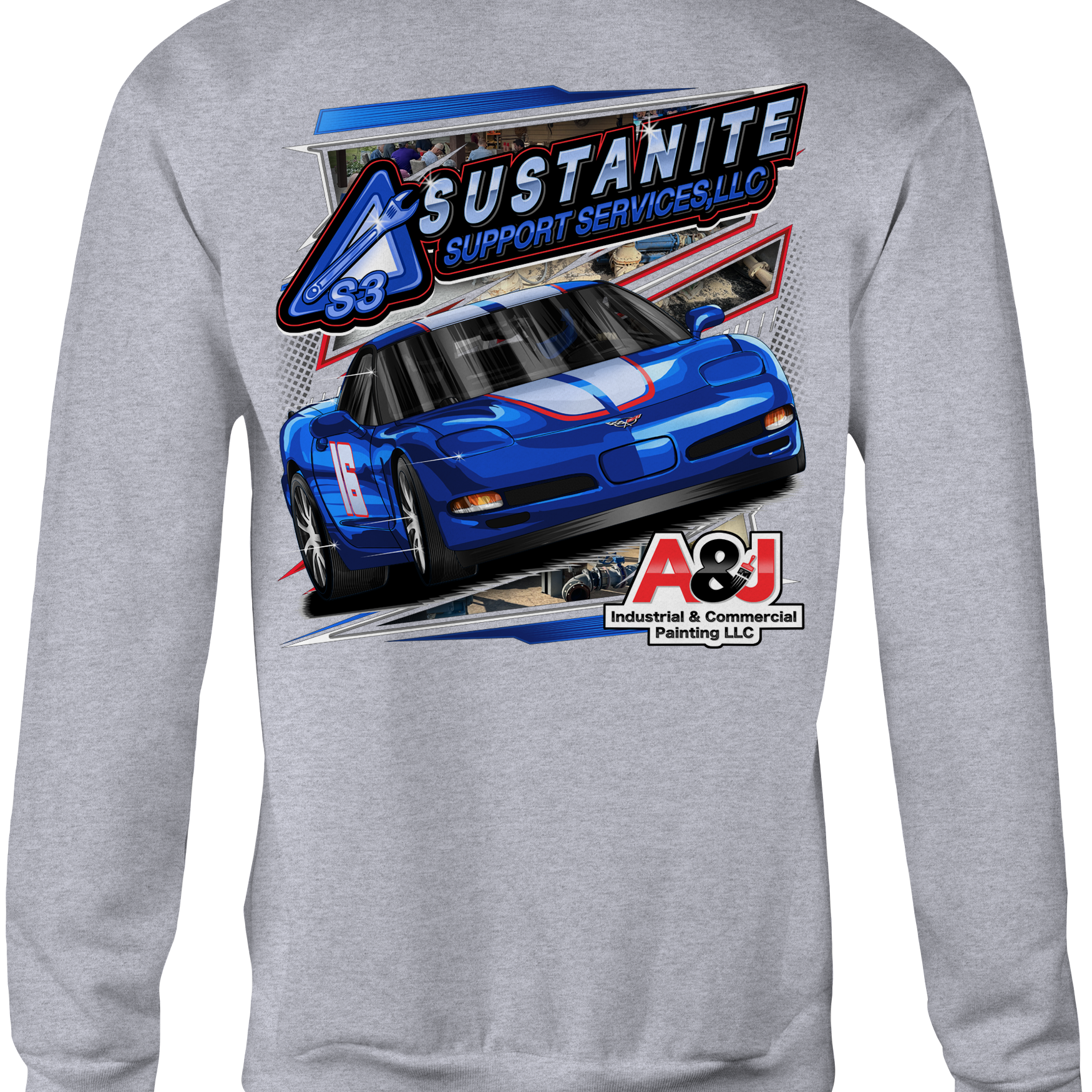 Sustanite Racing 2025 Crewneck Sweatshirts