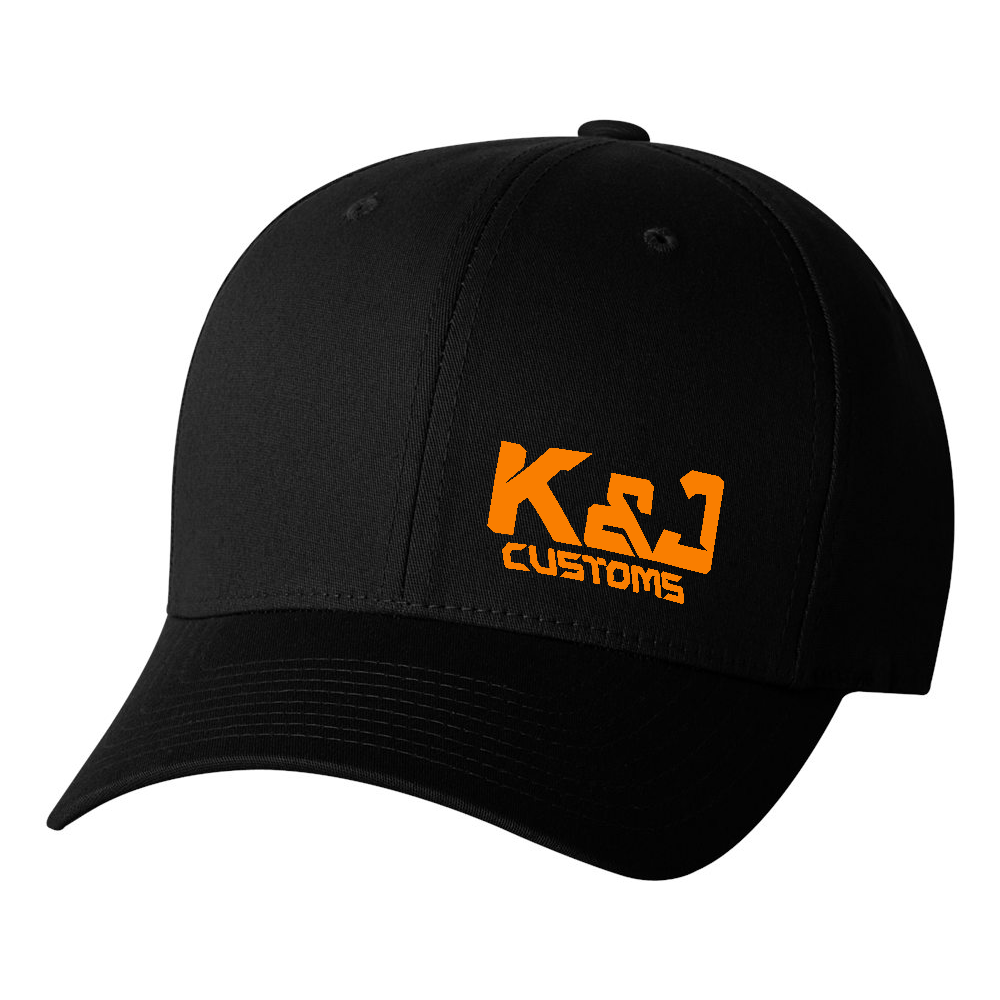 K&J Customs Hats Black Acid Apparel