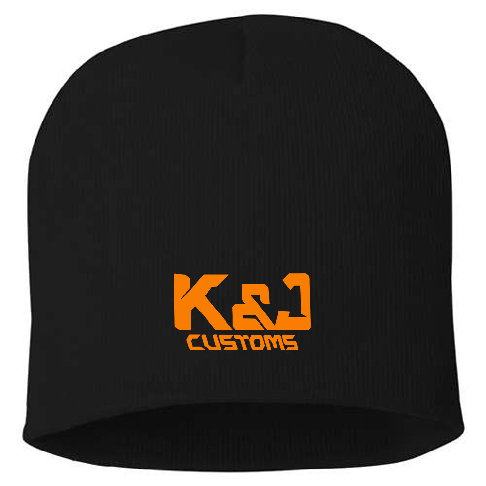 K&J Customs Beanies Black Acid Apparel