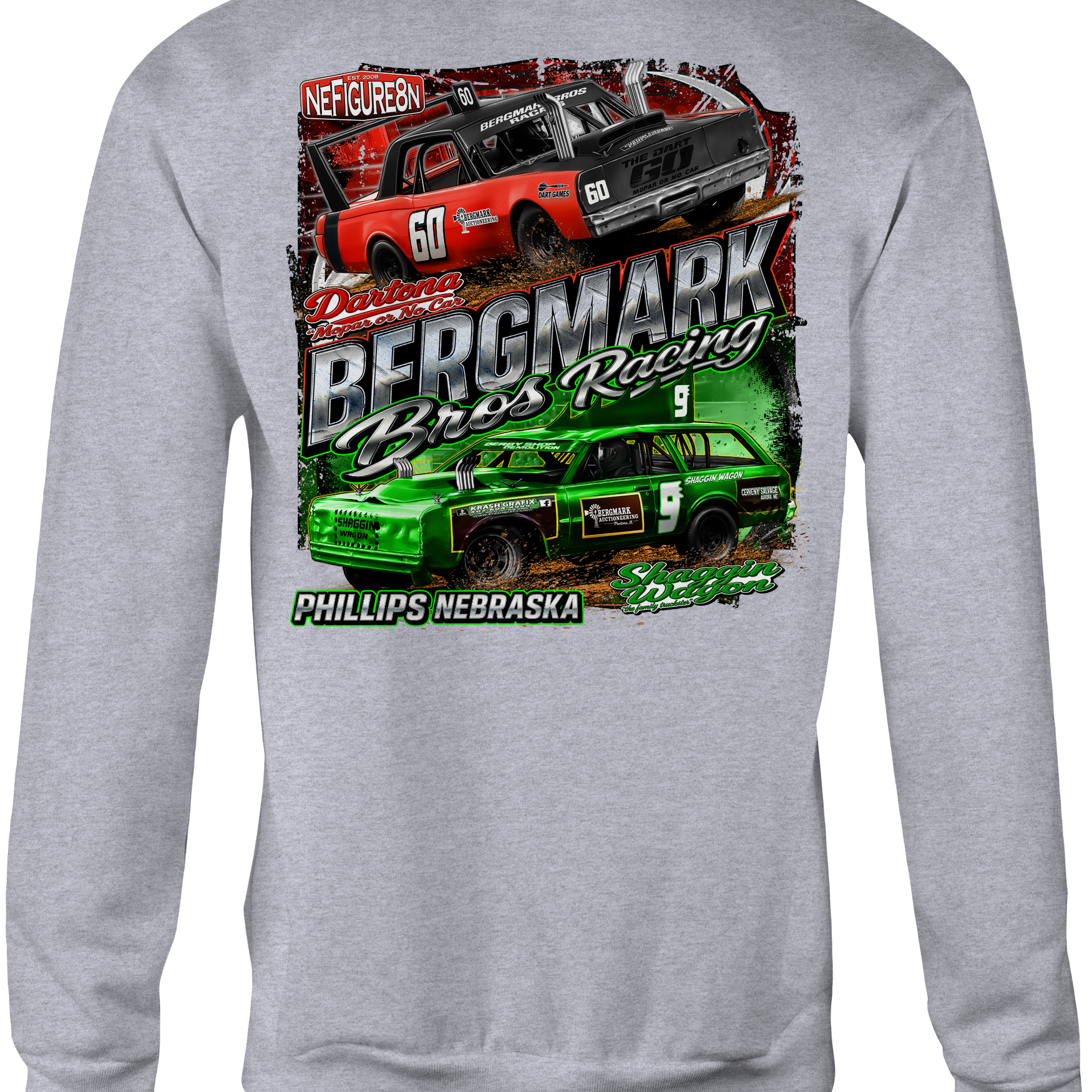 Bergmark Bros Racing 2025 Crewneck Sweatshirts