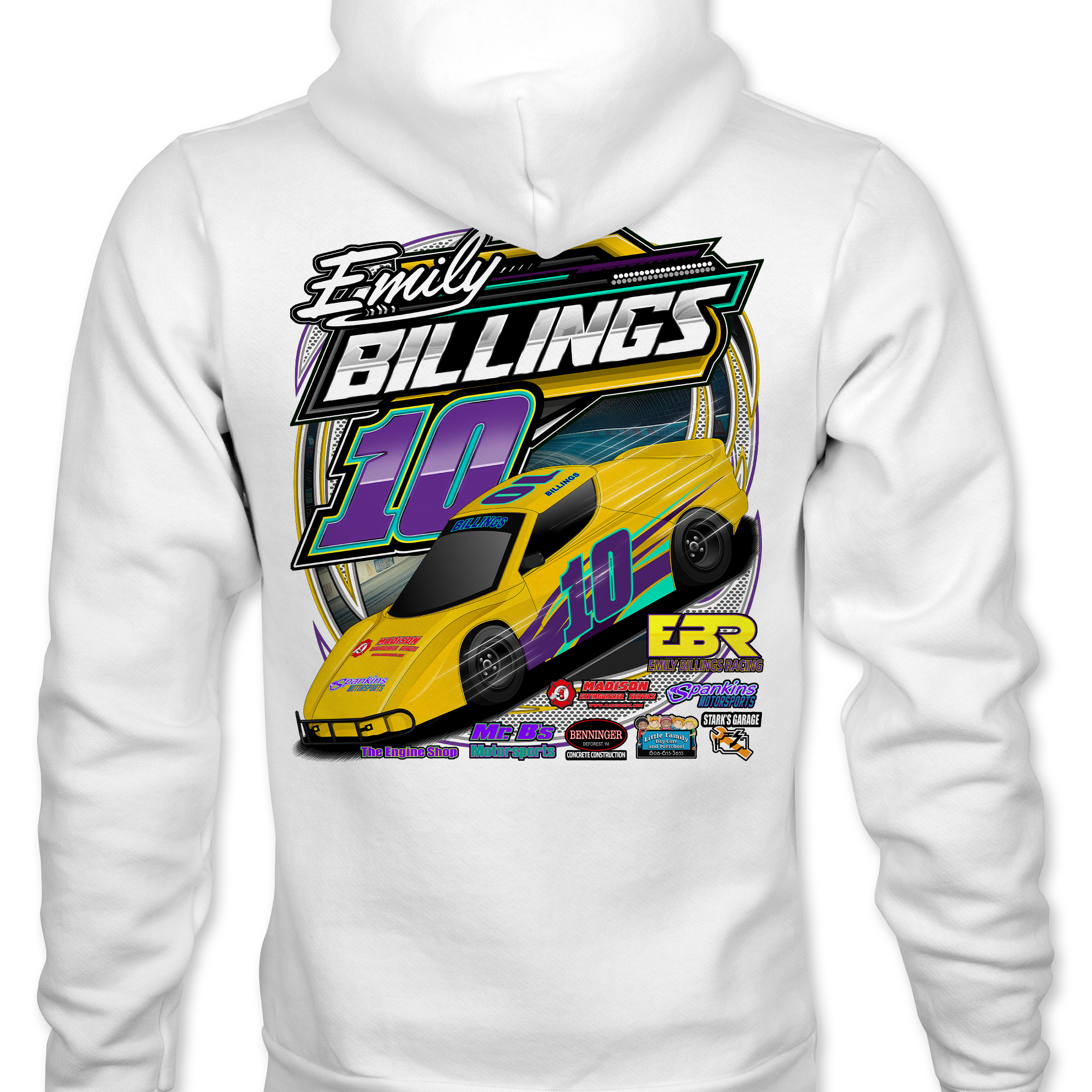 Emily Billings Racing Hoodies