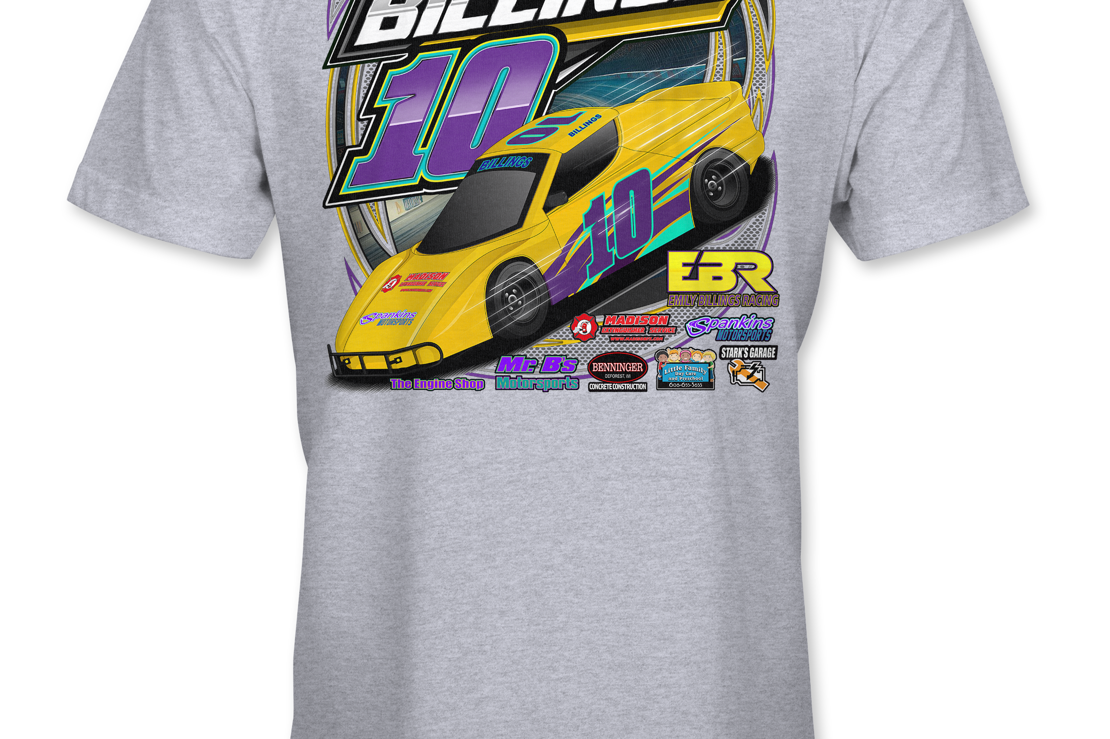 Emily Billings Racing T-Shirts