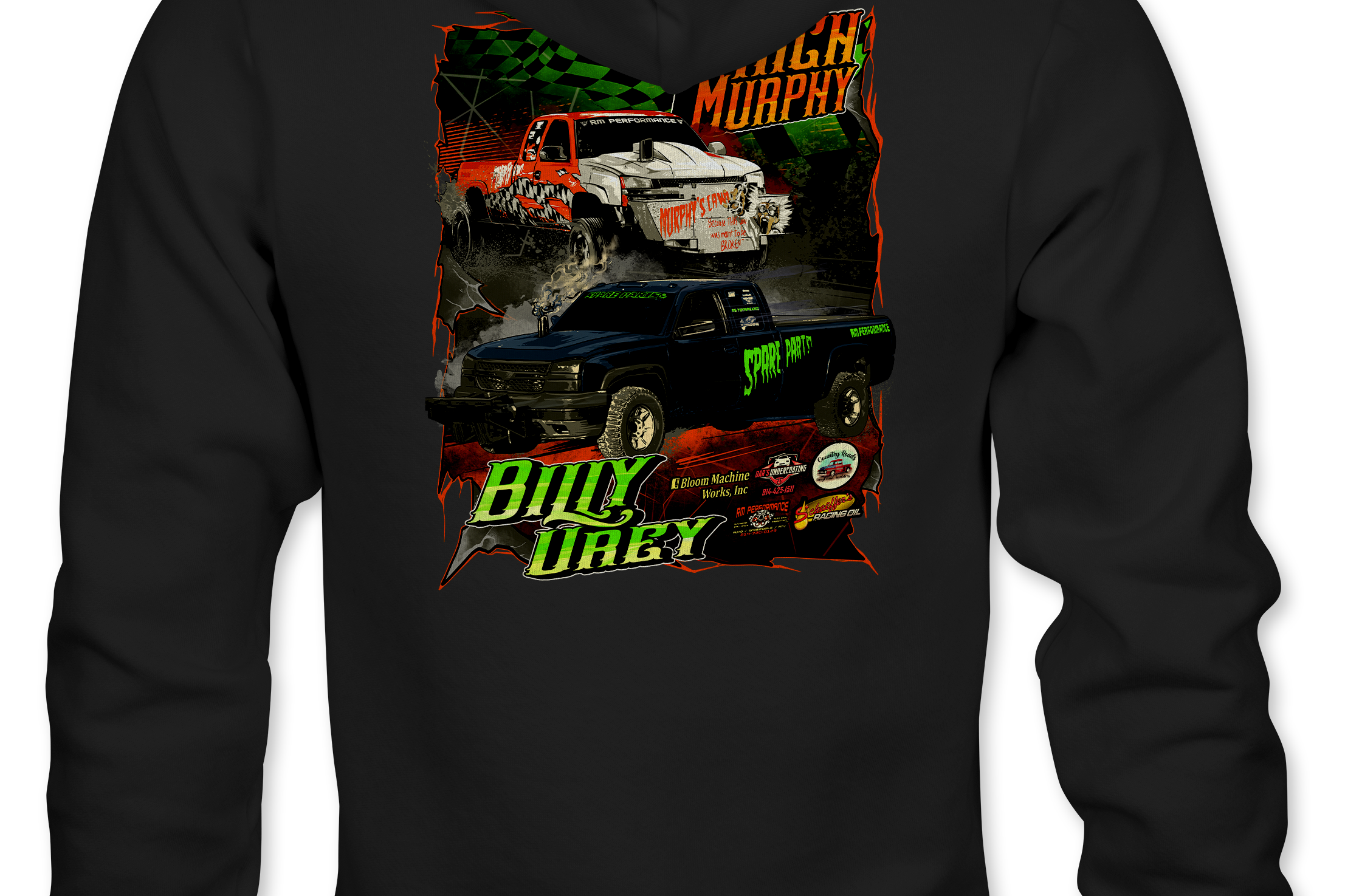 Billy Urey Hoodies Black Acid Apparel